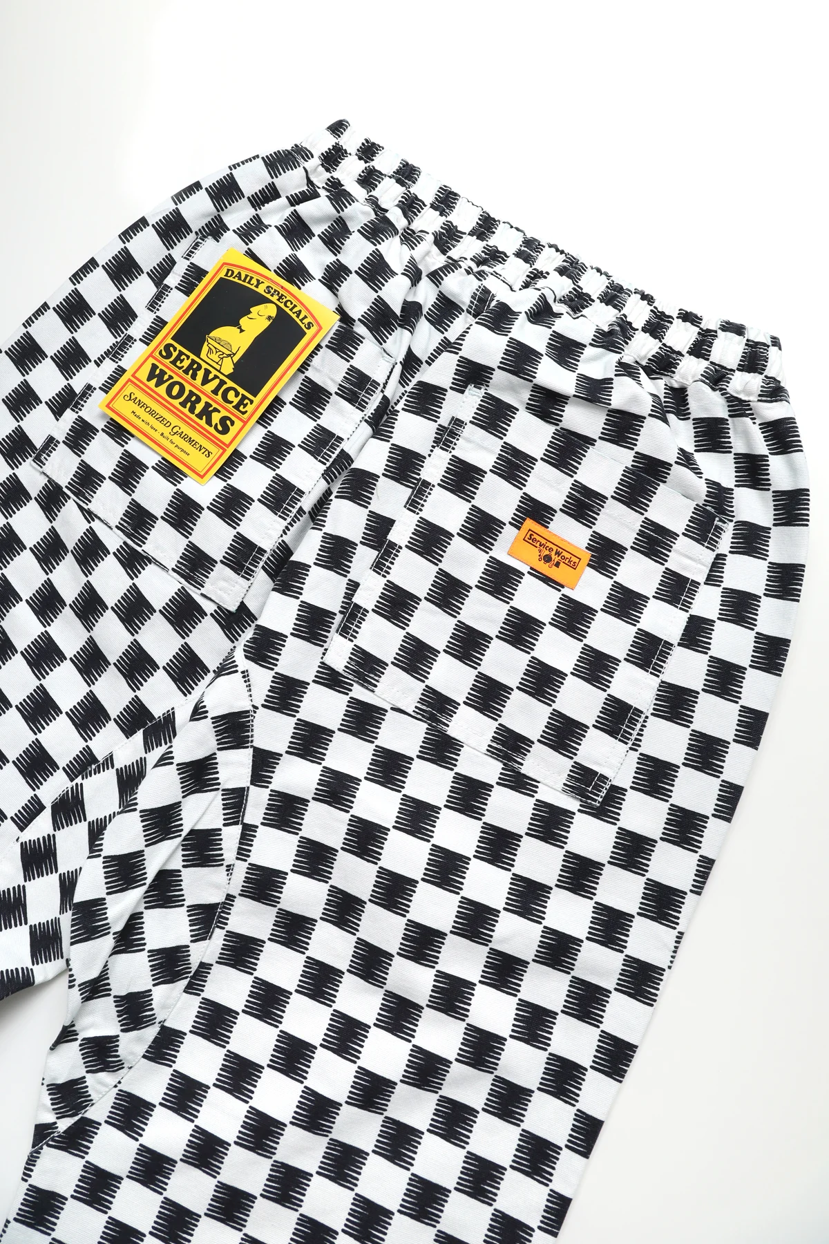 Service Works - Classic Chef Pants - Mono Checker - Image 4