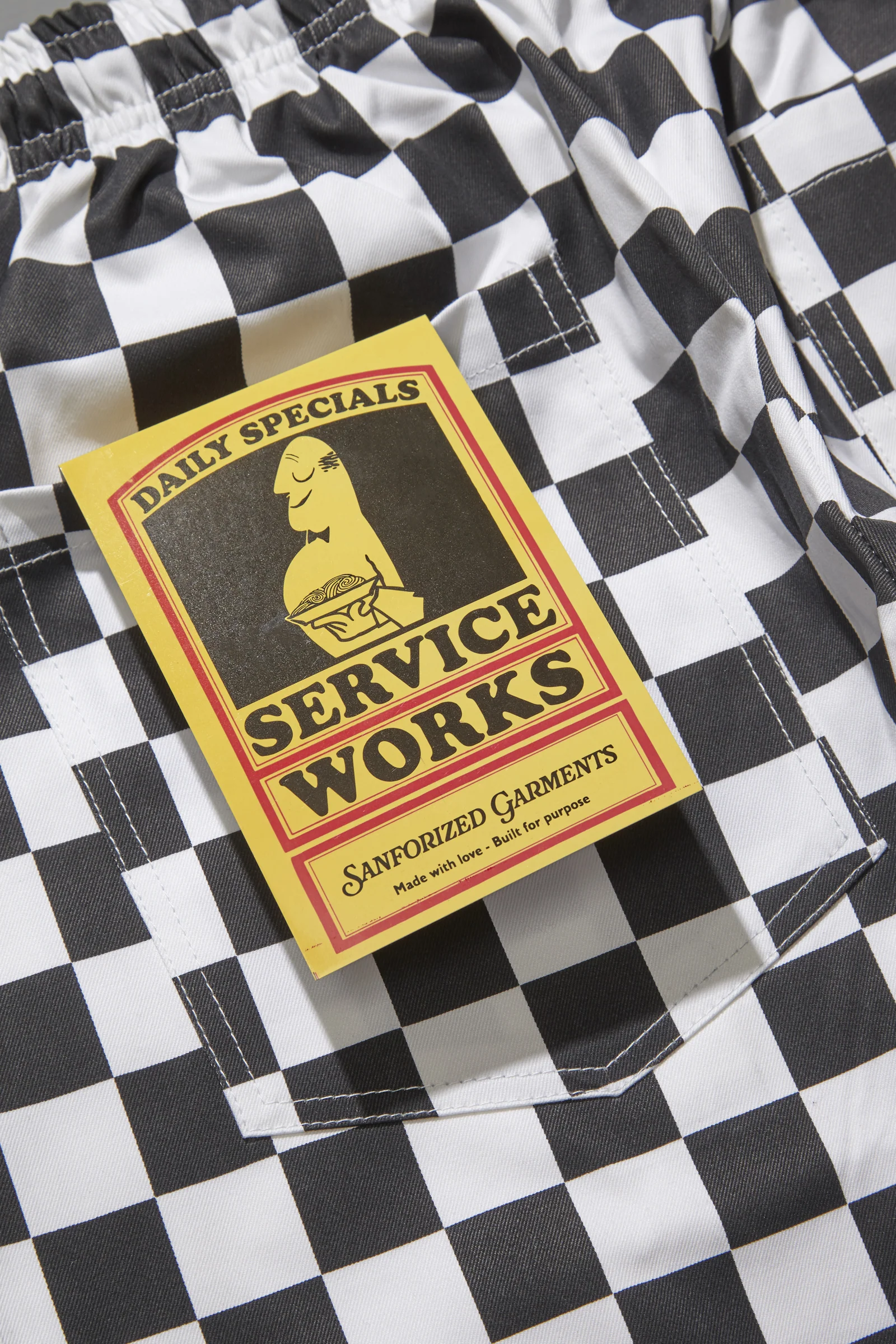 Service Works - Classic Chef Pants - Checkerboard - Image 6