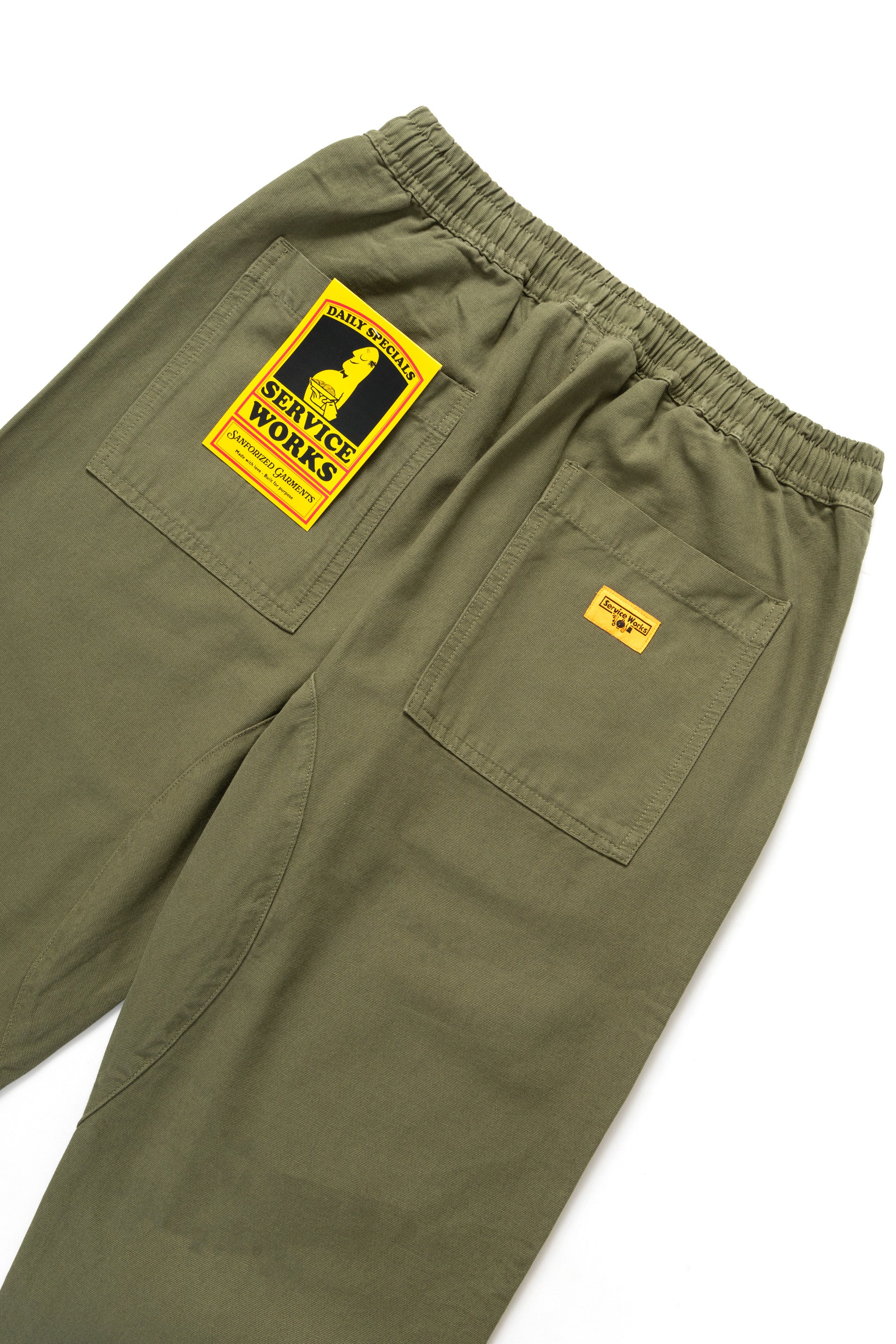 Service Works - Classic Chef Pants - Olive - Image 7