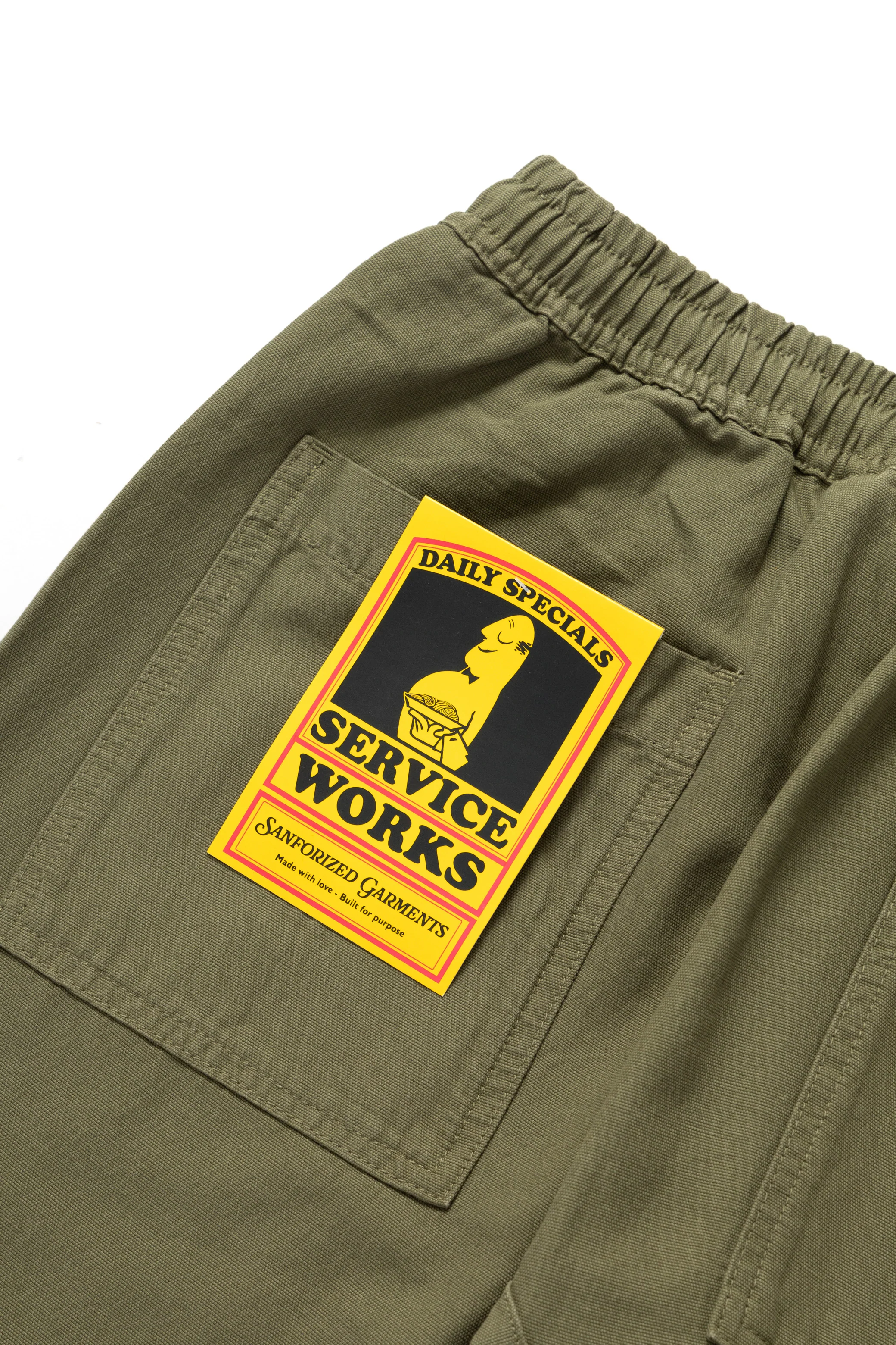 Service Works - Classic Chef Pants - Olive - Image 8