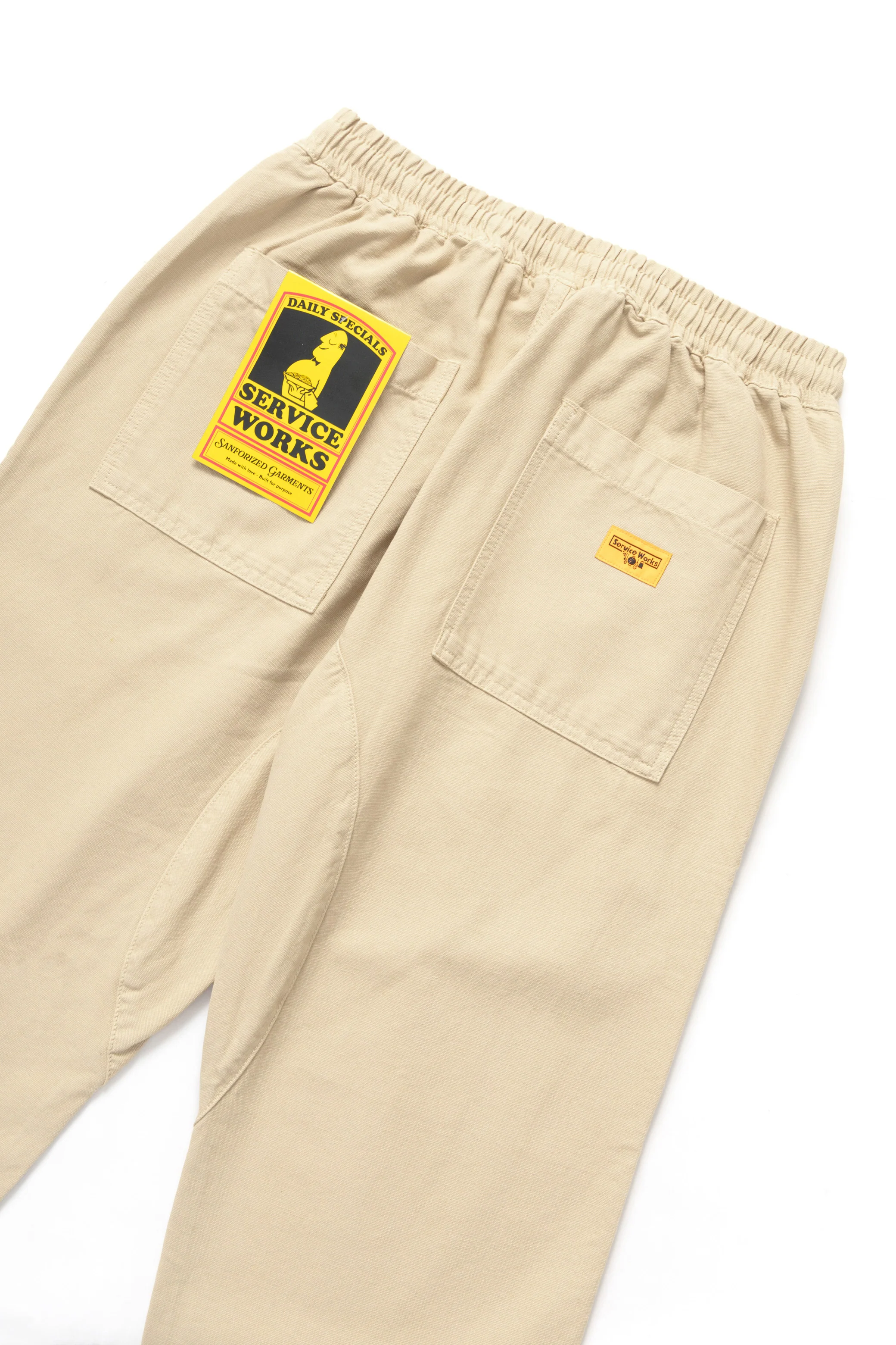 Service Works - Classic Chef Pants - Pale Khaki - Image 7
