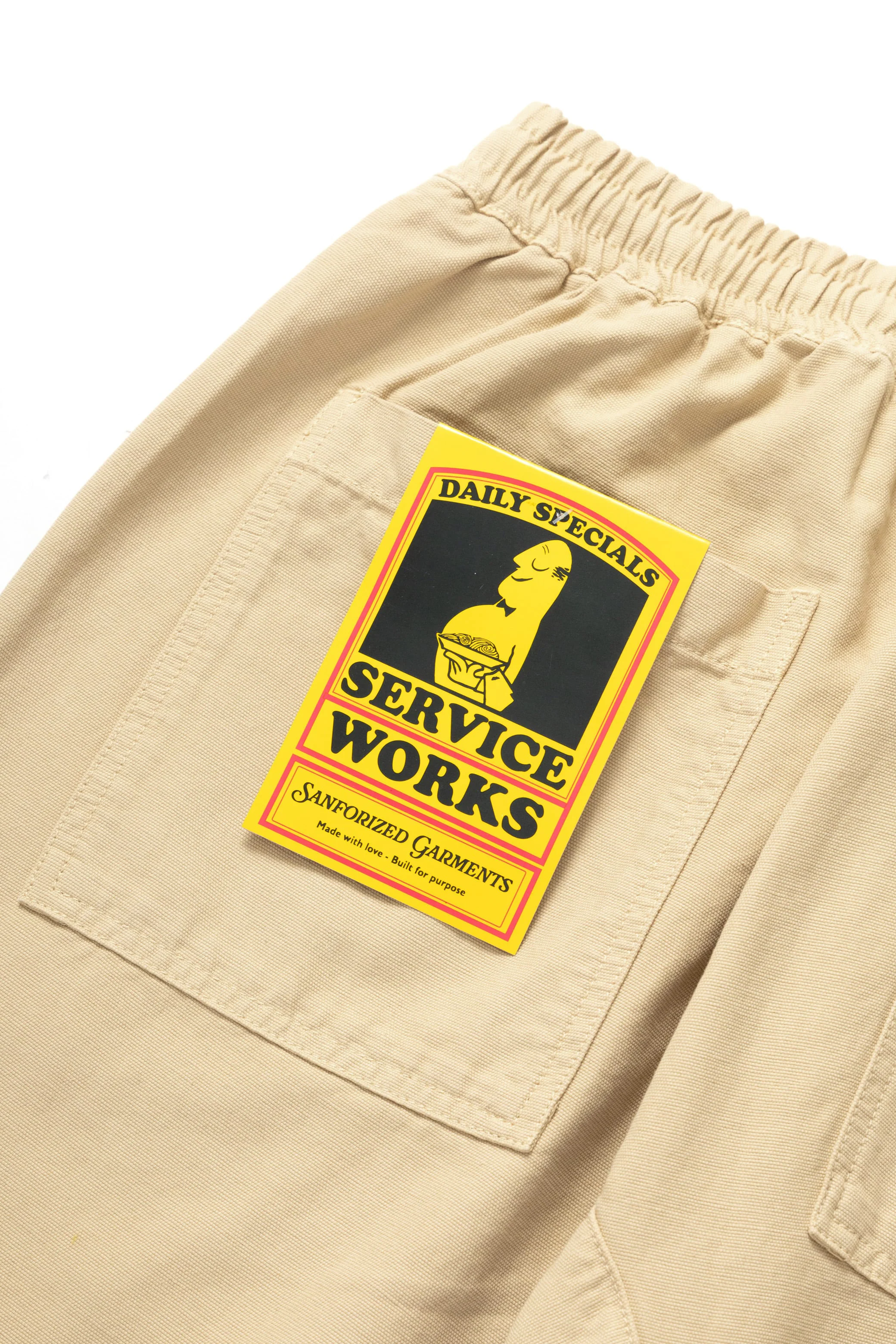 Service Works - Classic Chef Pants - Pale Khaki - Image 8