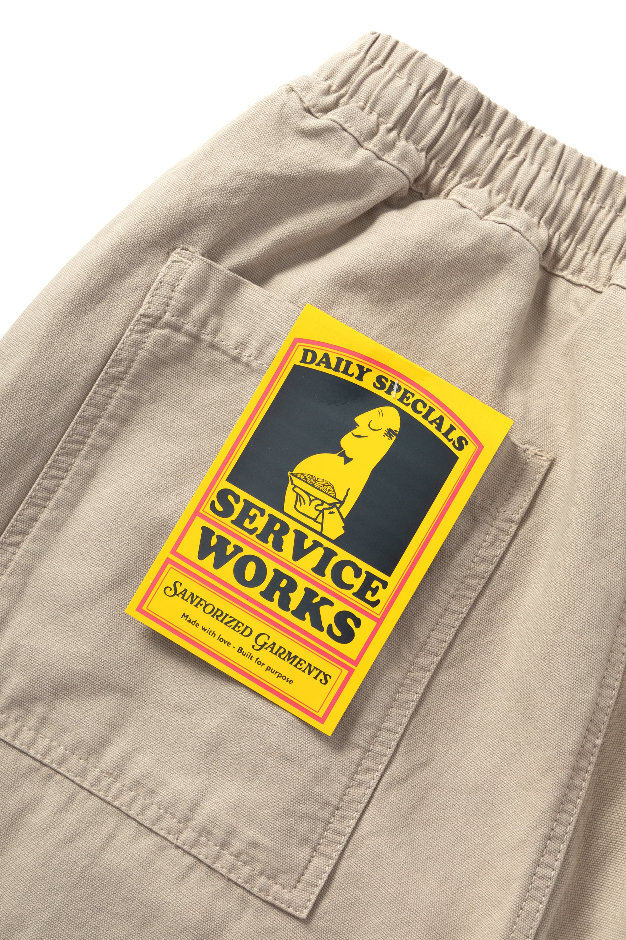 Service Works - Classic Chef Pants - Stone - Image 9