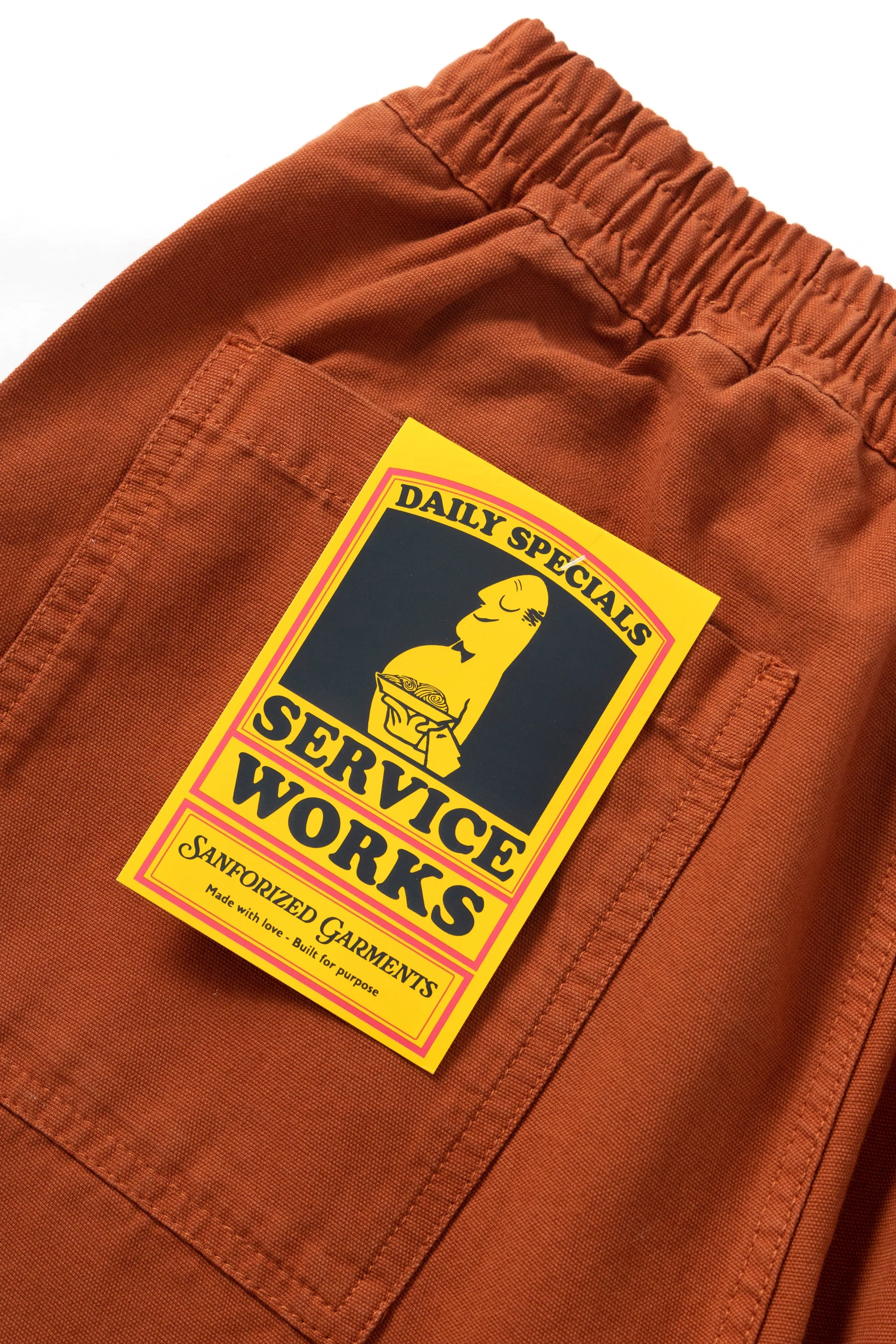 Service Works - Classic Chef Pants - Terracotta - Image 6