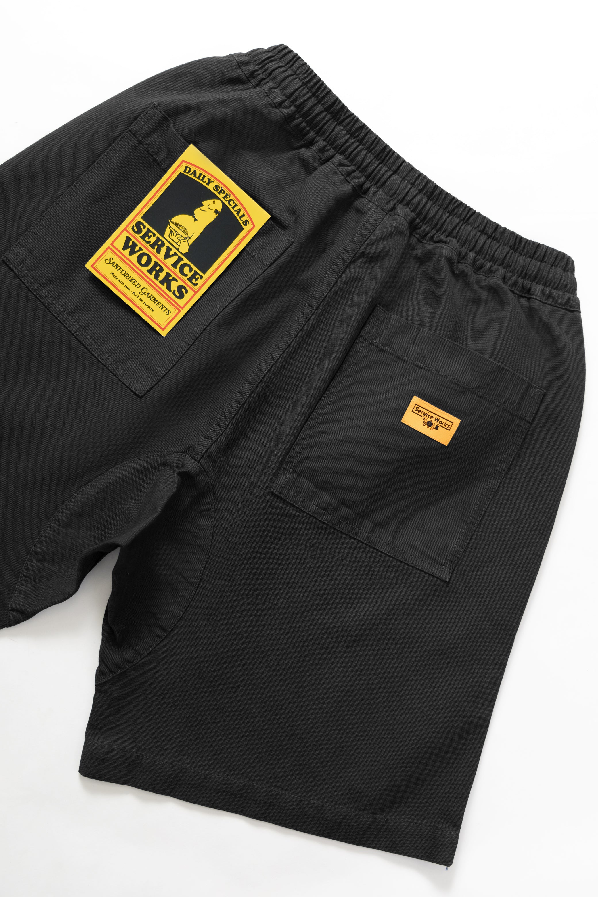 Service Works - Classic Chef Shorts - Black - Image 4