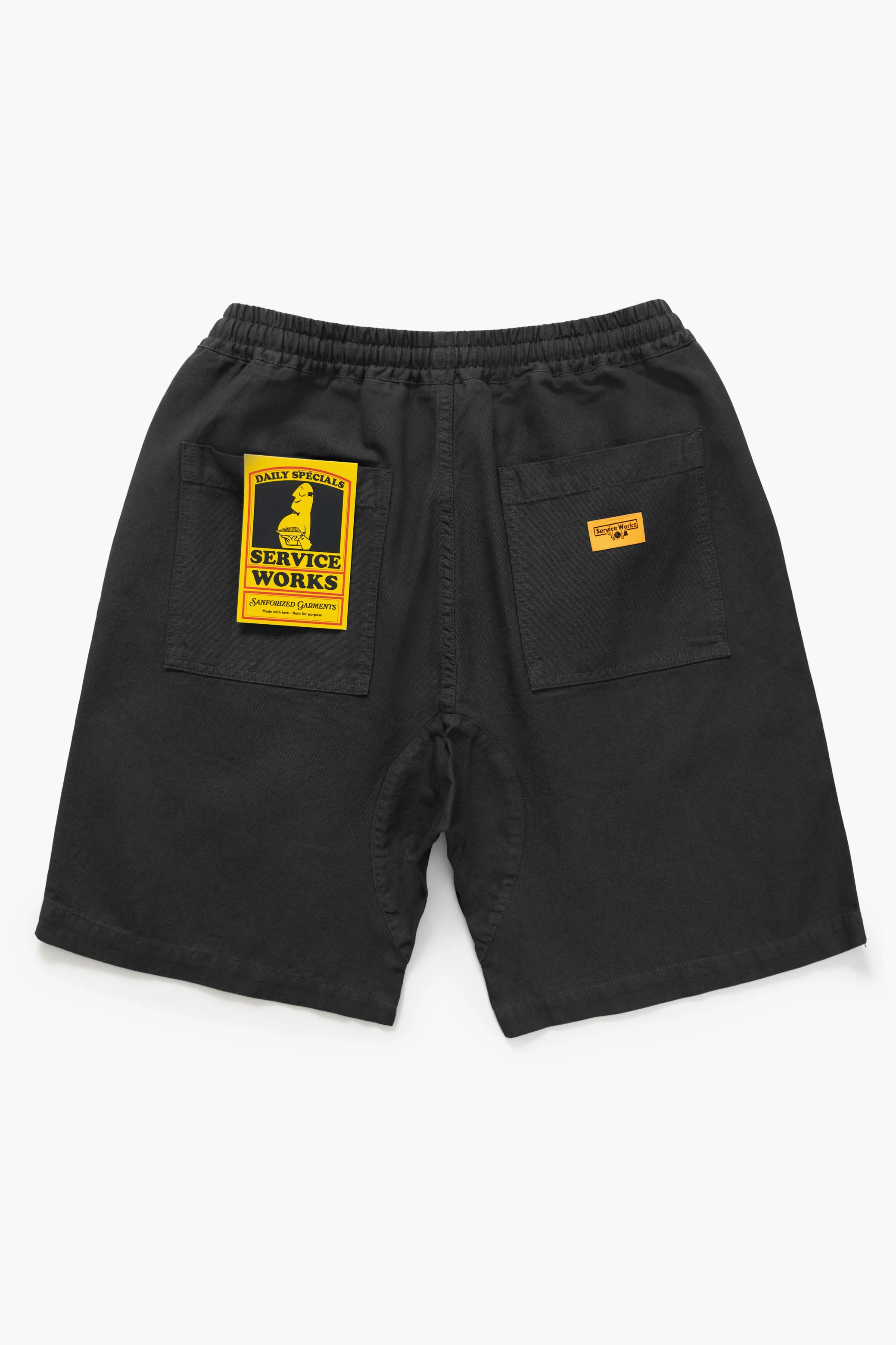 Service Works - Classic Chef Shorts - Black - Image 7