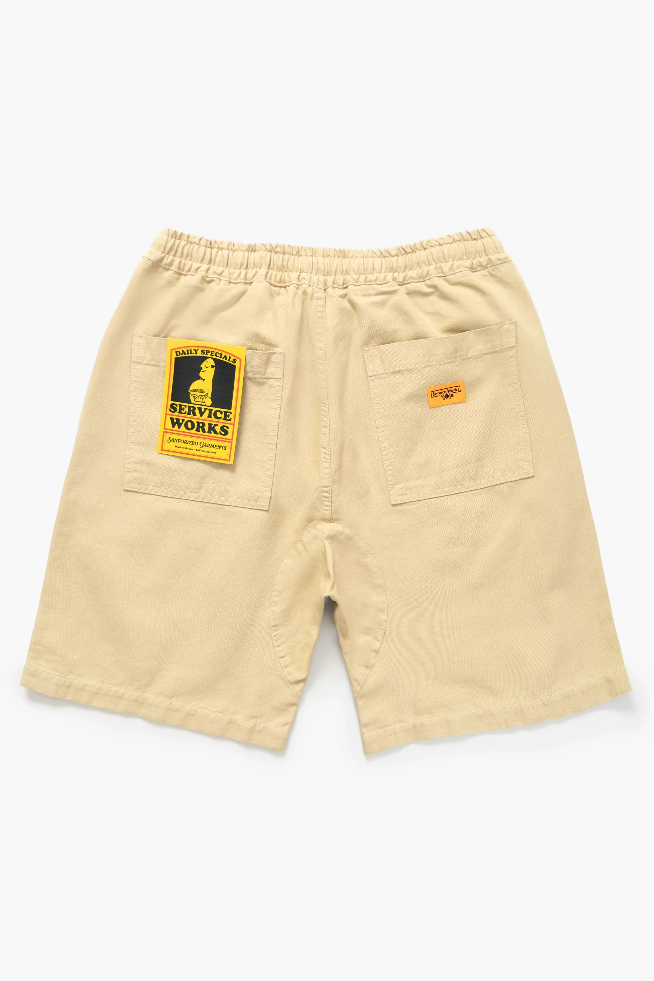 Service Works - Classic Chef Shorts - Khaki - Image 4