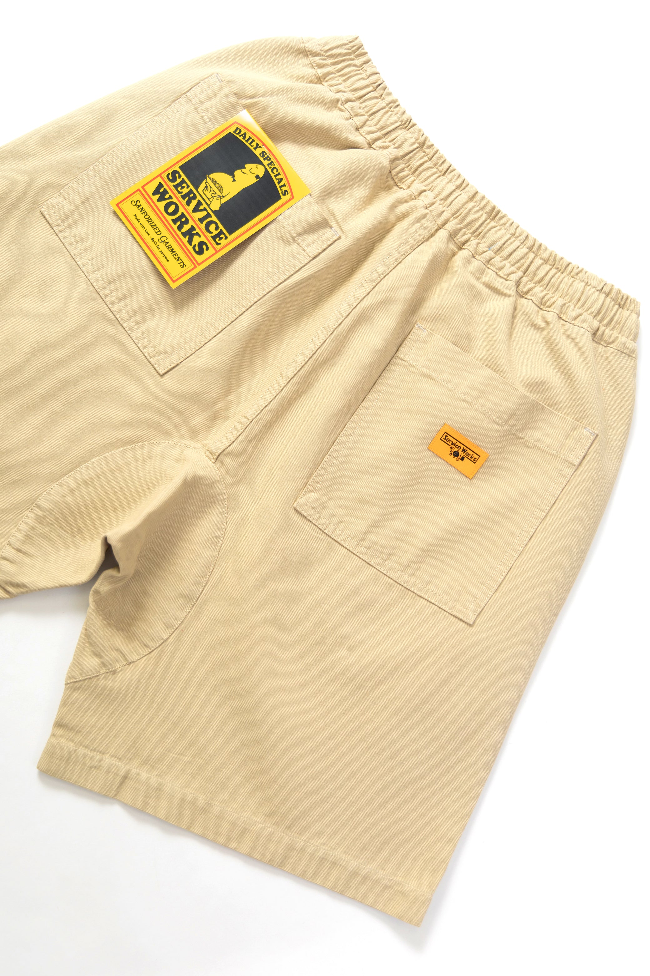 Service Works - Classic Chef Shorts - Khaki - Image 6