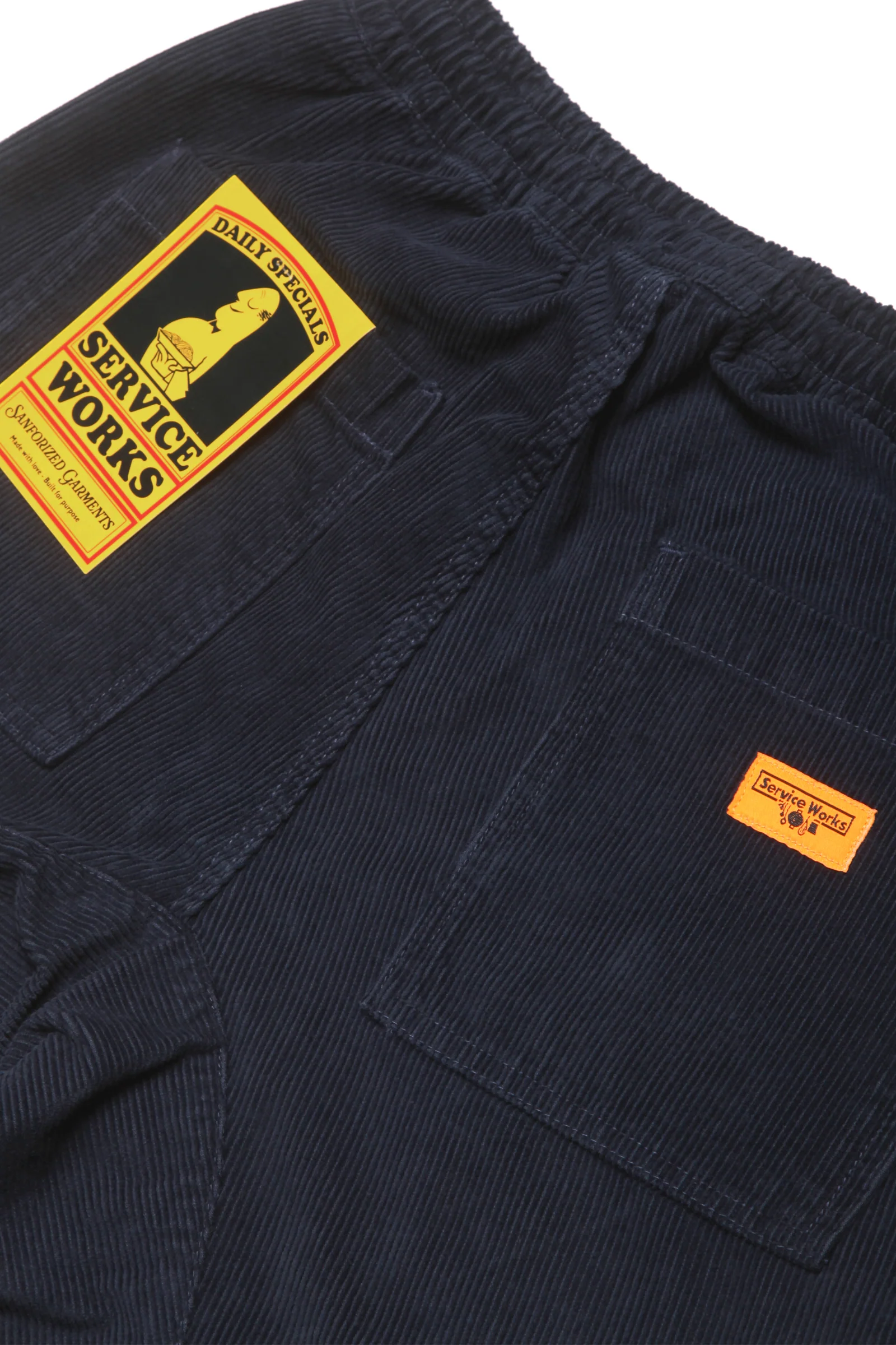 Service Works - Corduroy Chef Pants - Navy - Image 3