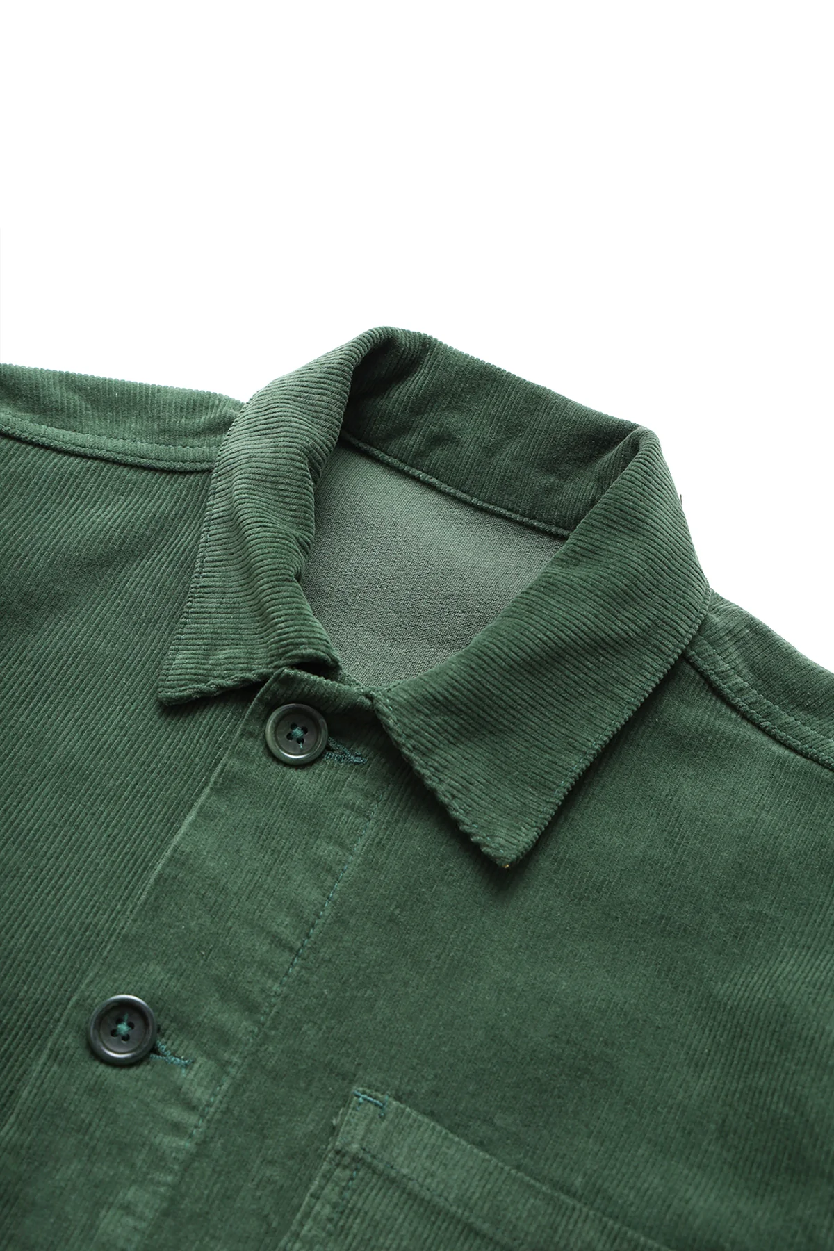 Service Works - Corduroy Chore Shirt- Forest - Image 4
