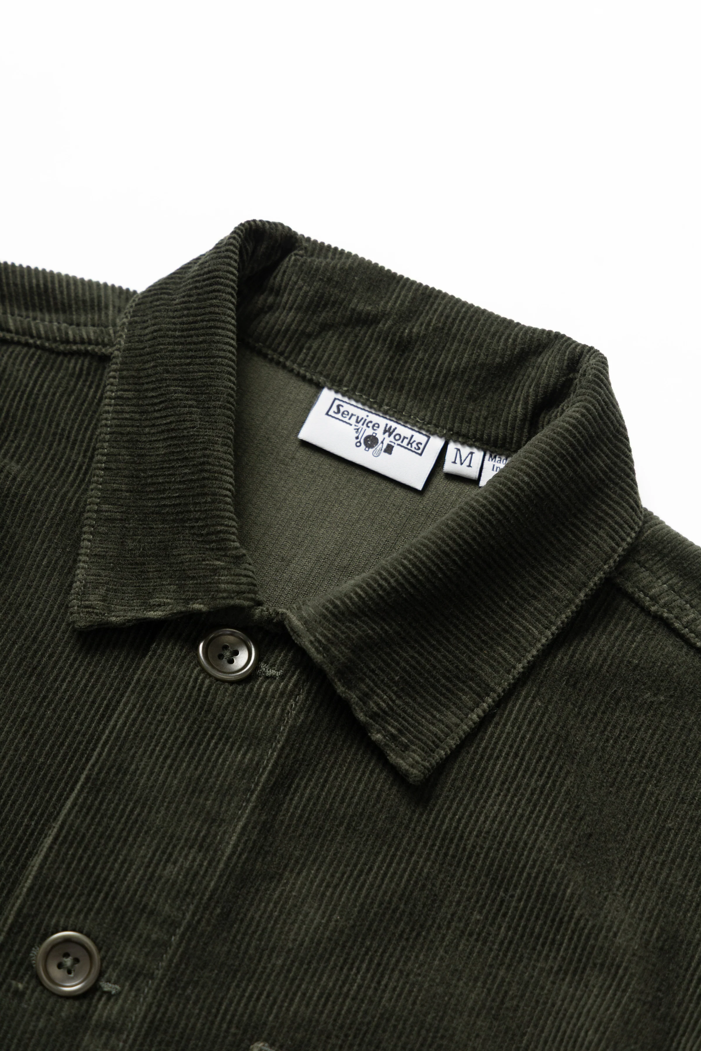 Service Works - Corduroy Chore Shirt - Coppice - Image 5