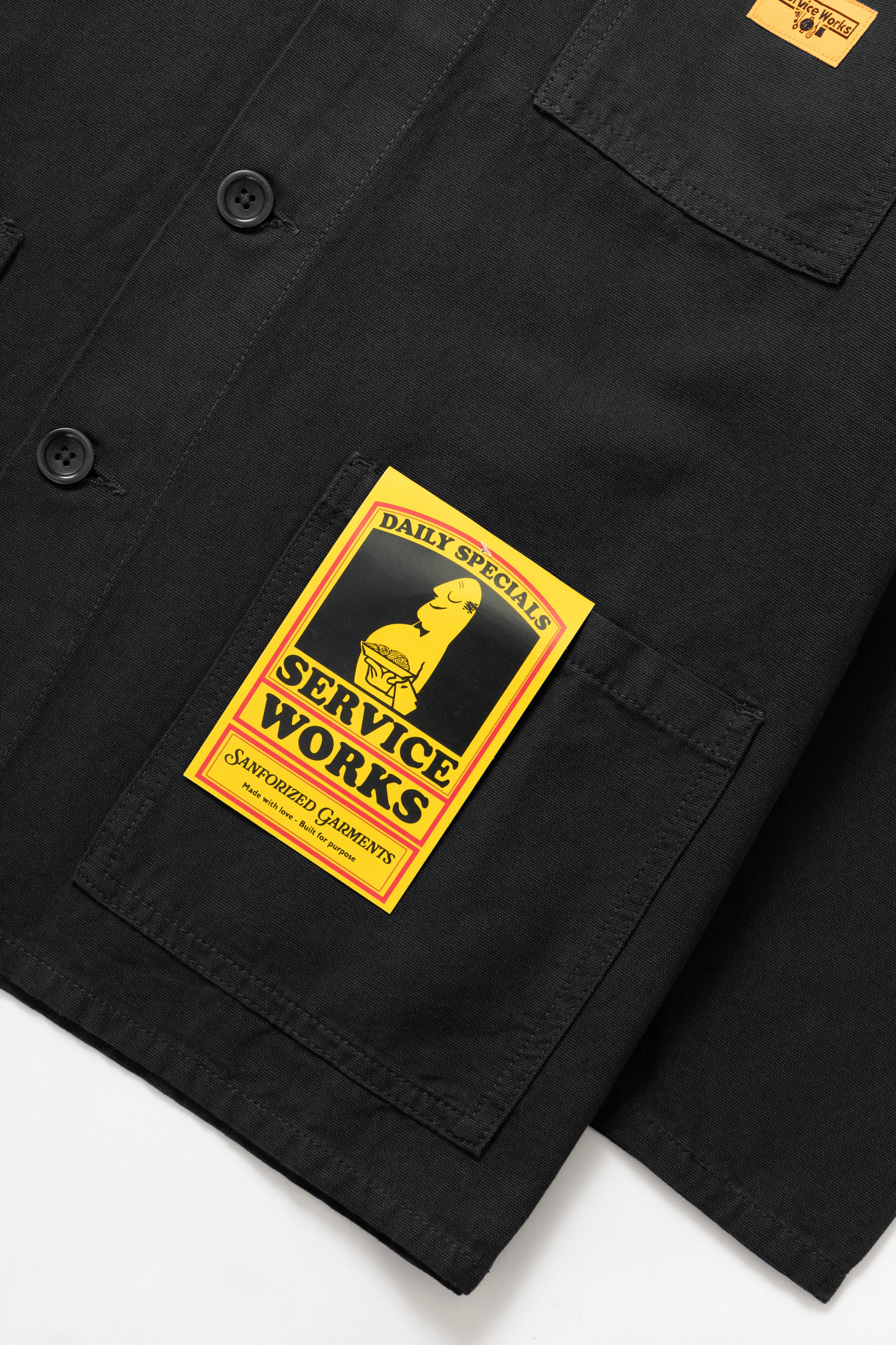 Service Works - Classic Chore Shirt - Black - Image 3