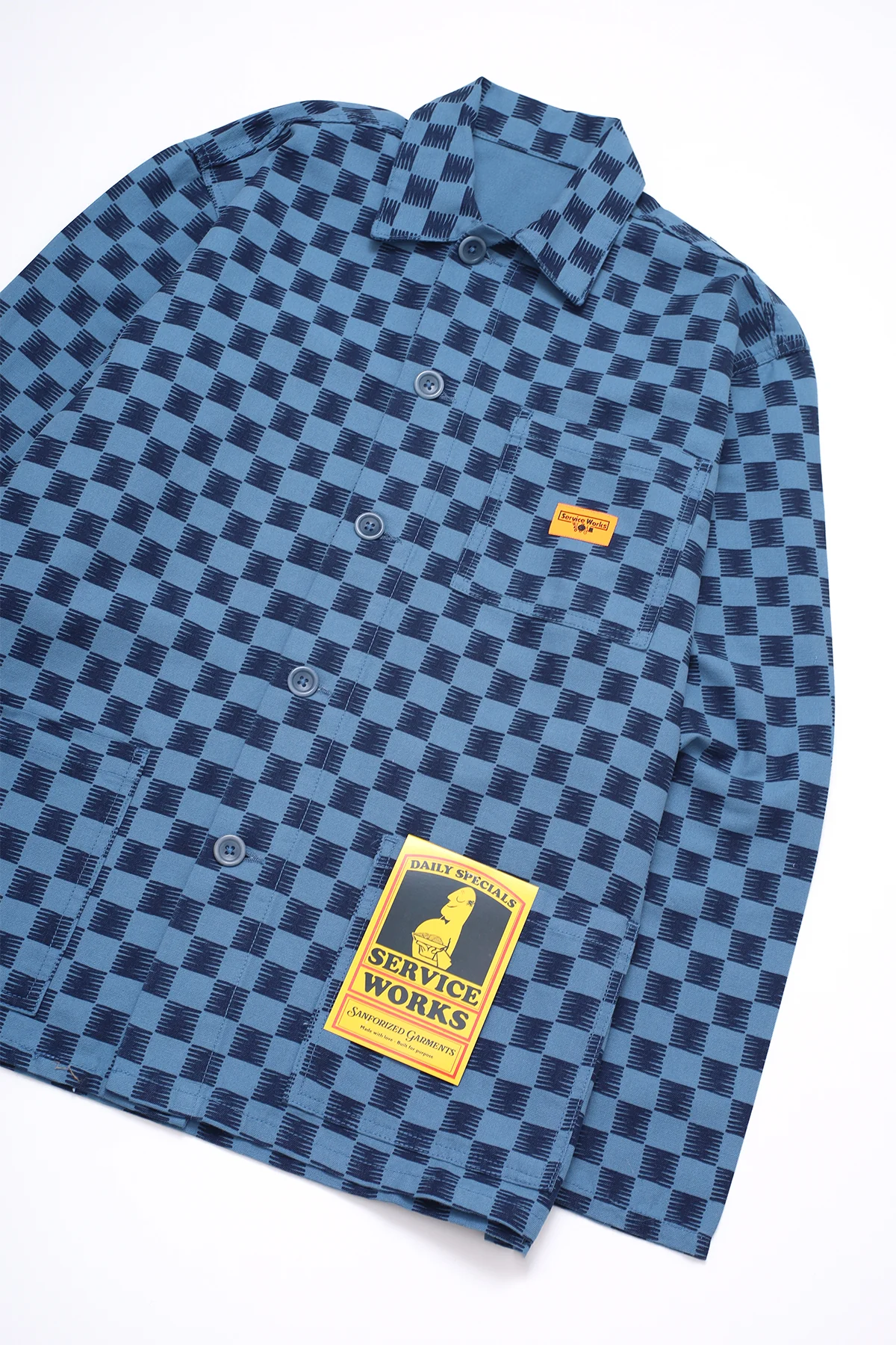 Service Works - Classic Chore Shirt - Blue Checker - Image 2