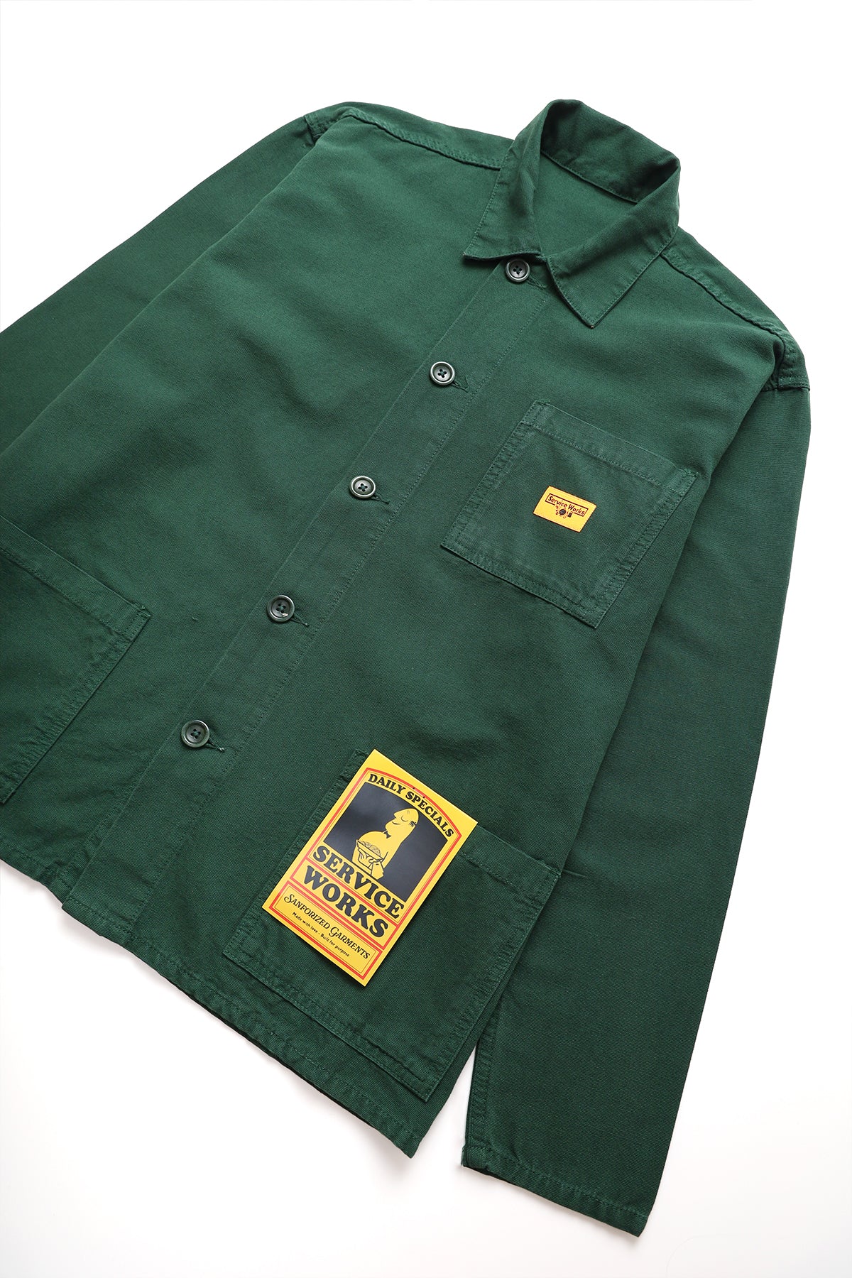 Service Works - Classic Chore Shirt - Forest - Image 2
