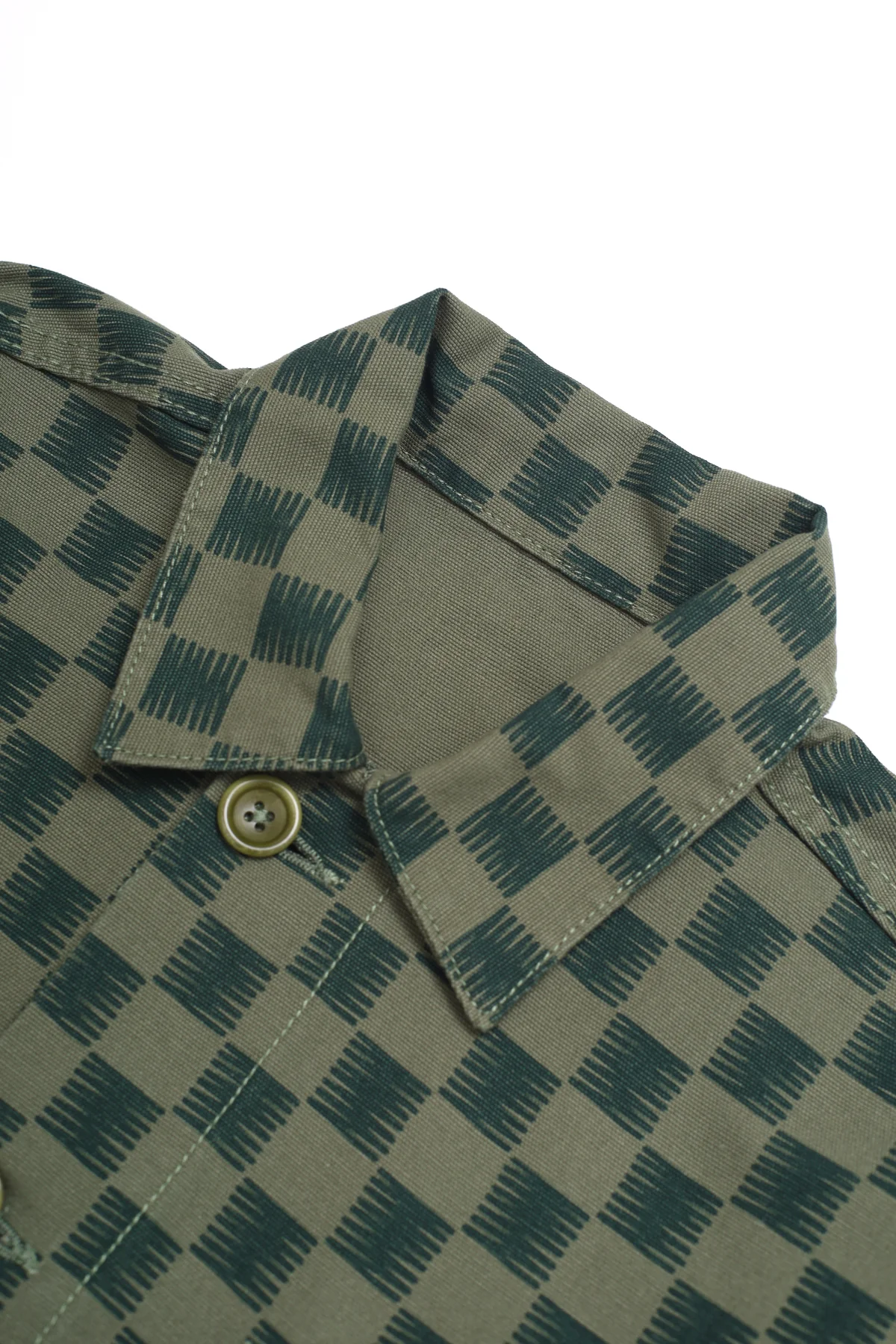 Service Works - Classic Chore Shirt - Green Checker - Image 3