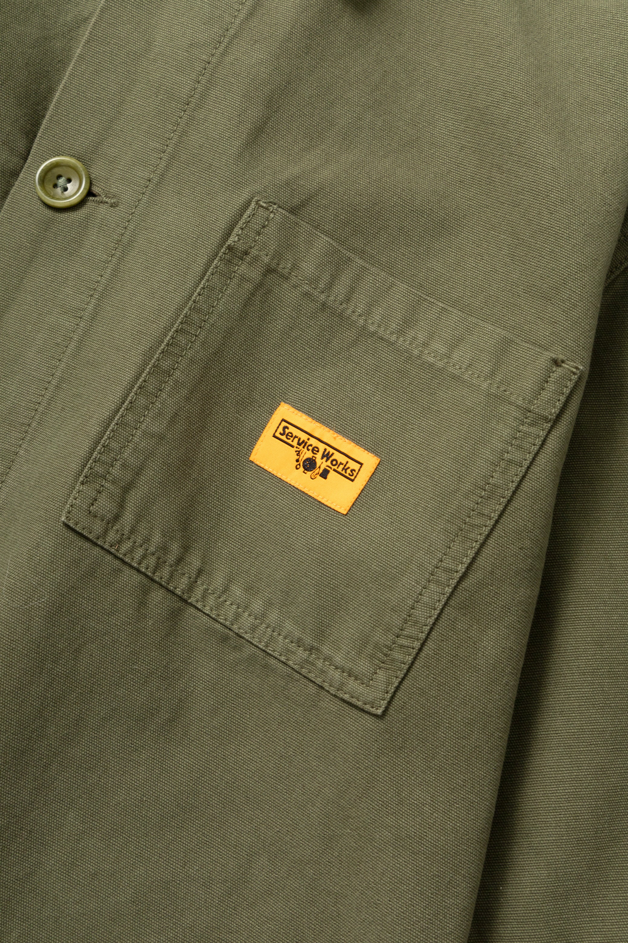 Service Works - Classic Chore Shirt - Olive - Image 5