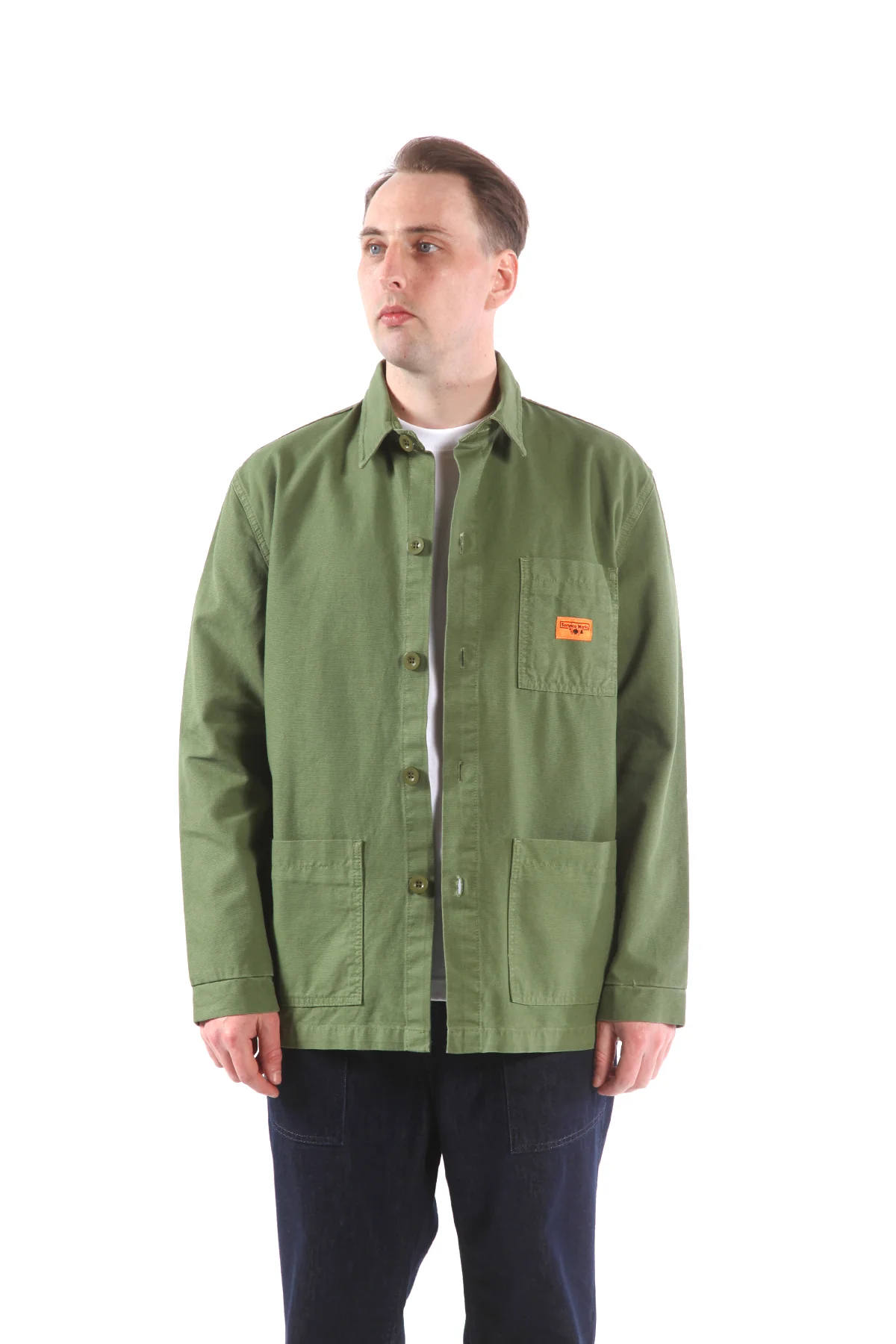 Service Works - Classic Chore Shirt - Olive - Image 8