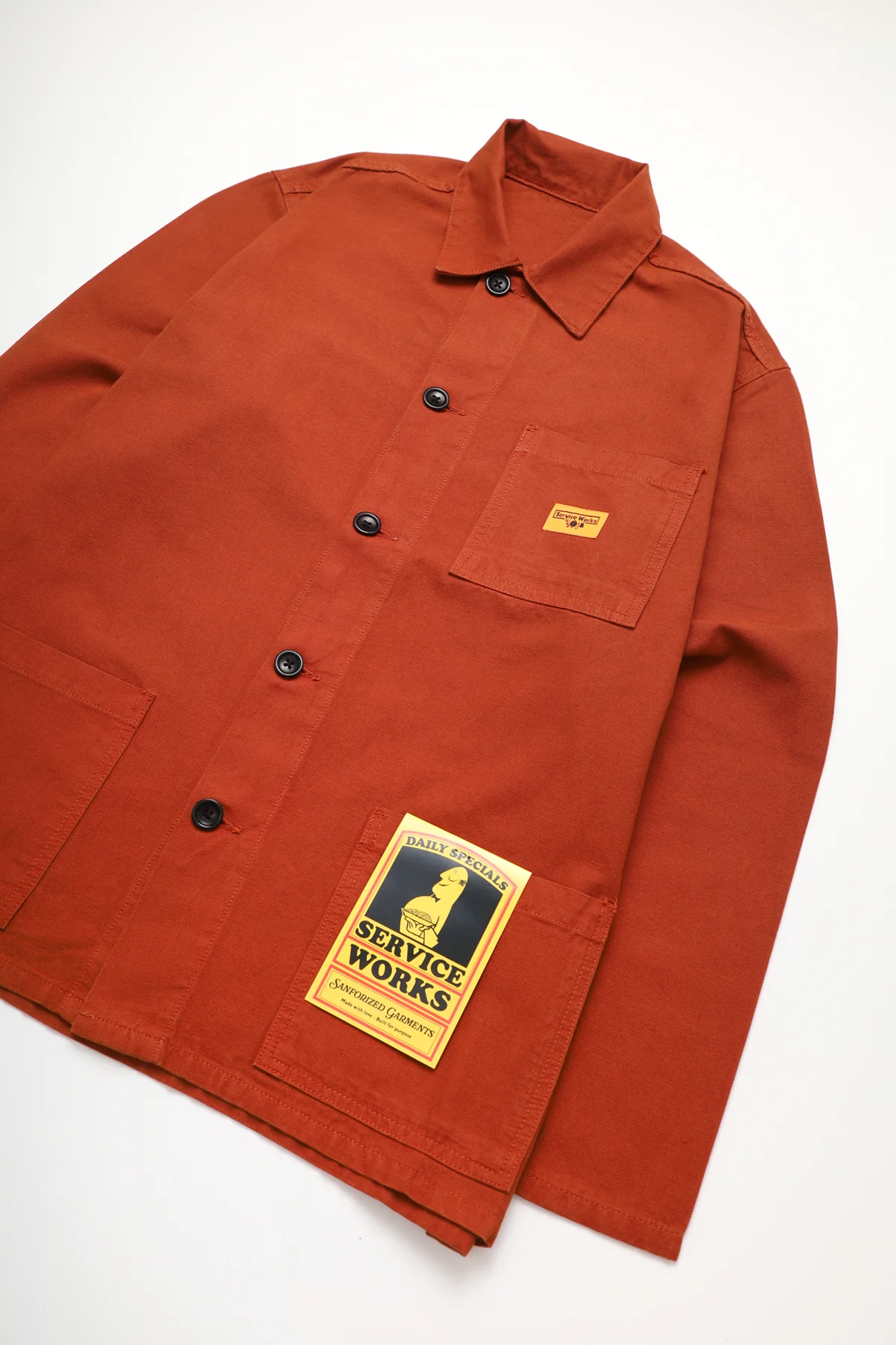 Service Works - Classic Chore Shirt - Terracotta - Image 2