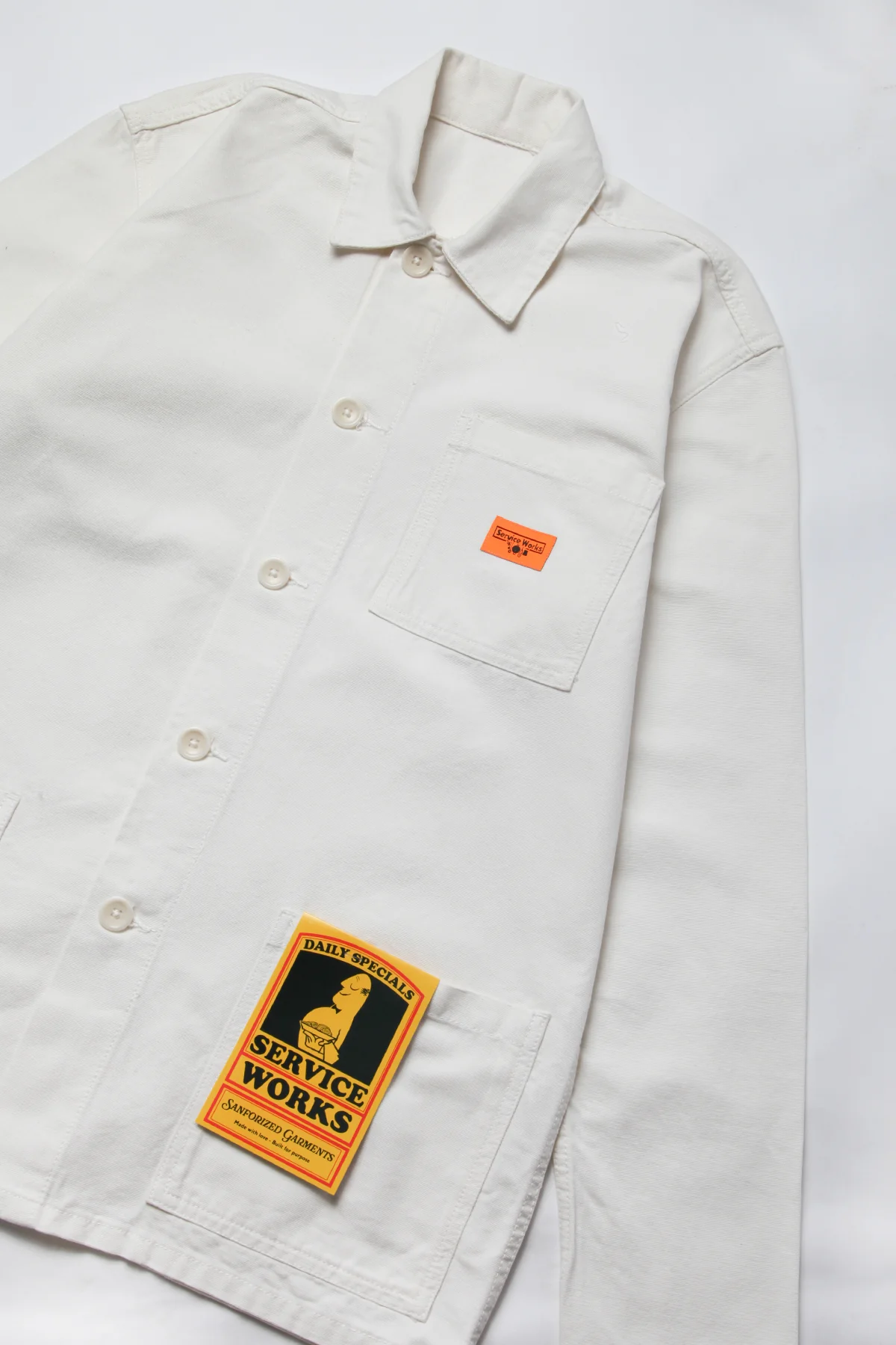 Service Works - Classic Chore Shirt - White - Image 2