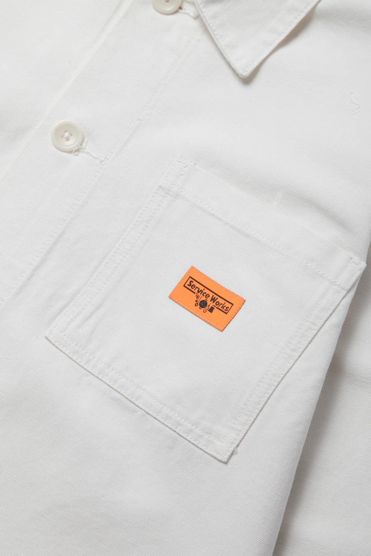 Service Works - Classic Chore Shirt - White - Image 4