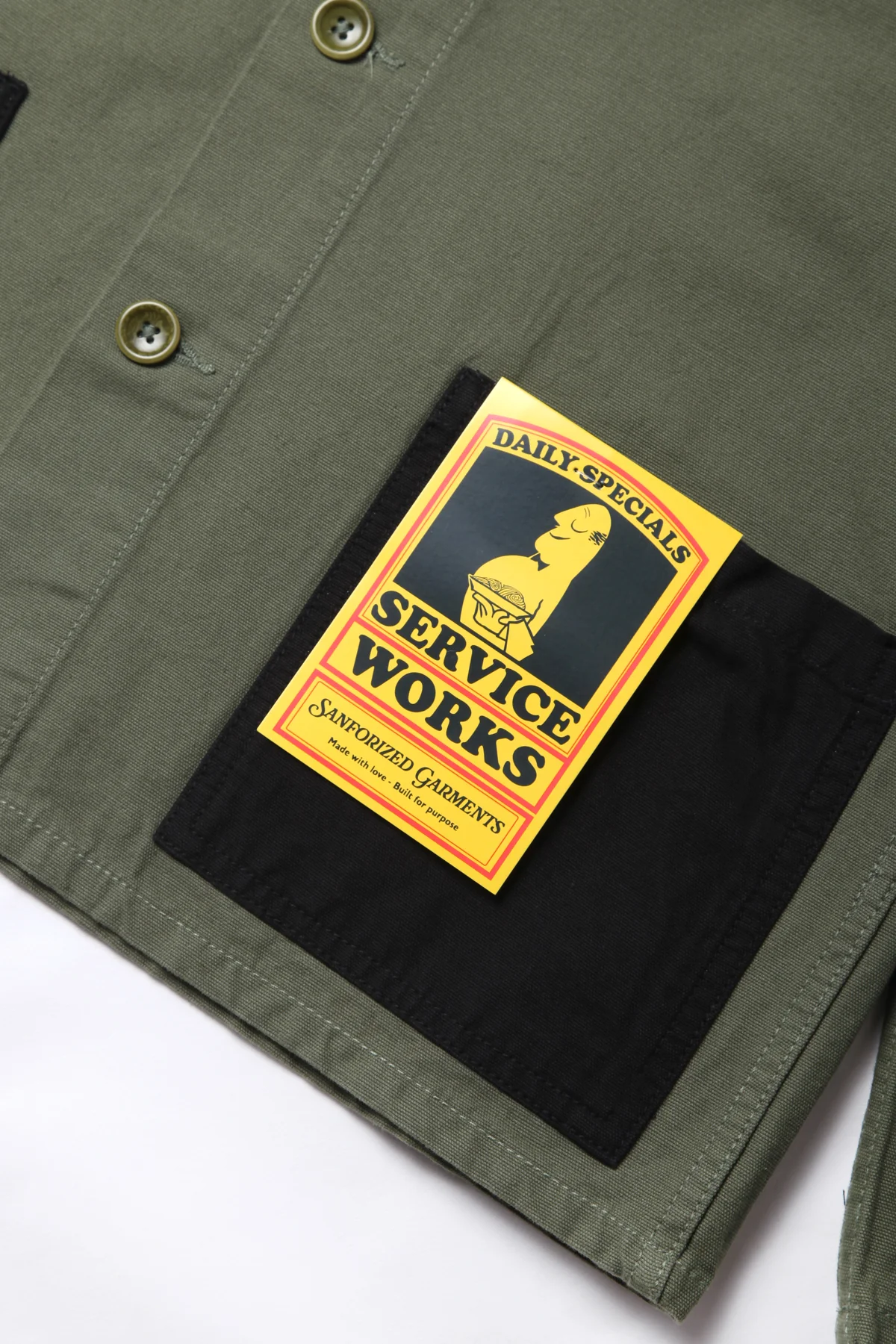 Service Works - Classic Chore Shirt - Woodland - Image 2