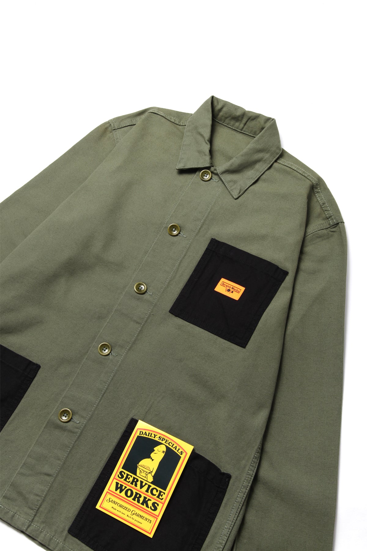 Service Works - Classic Chore Shirt - Woodland - Image 6