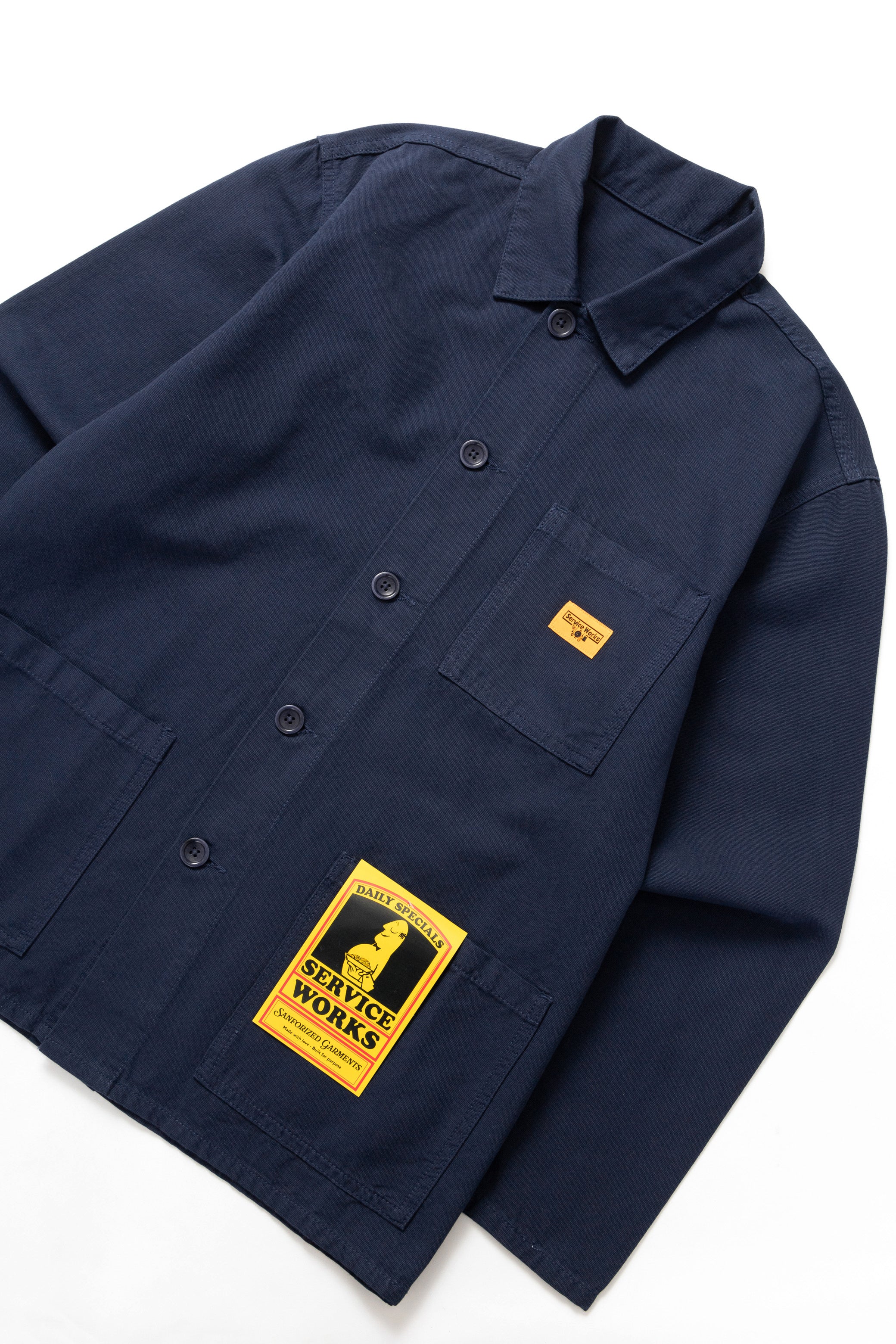 Service Works - Classic Chore Shirt - Dark Navy - Image 2