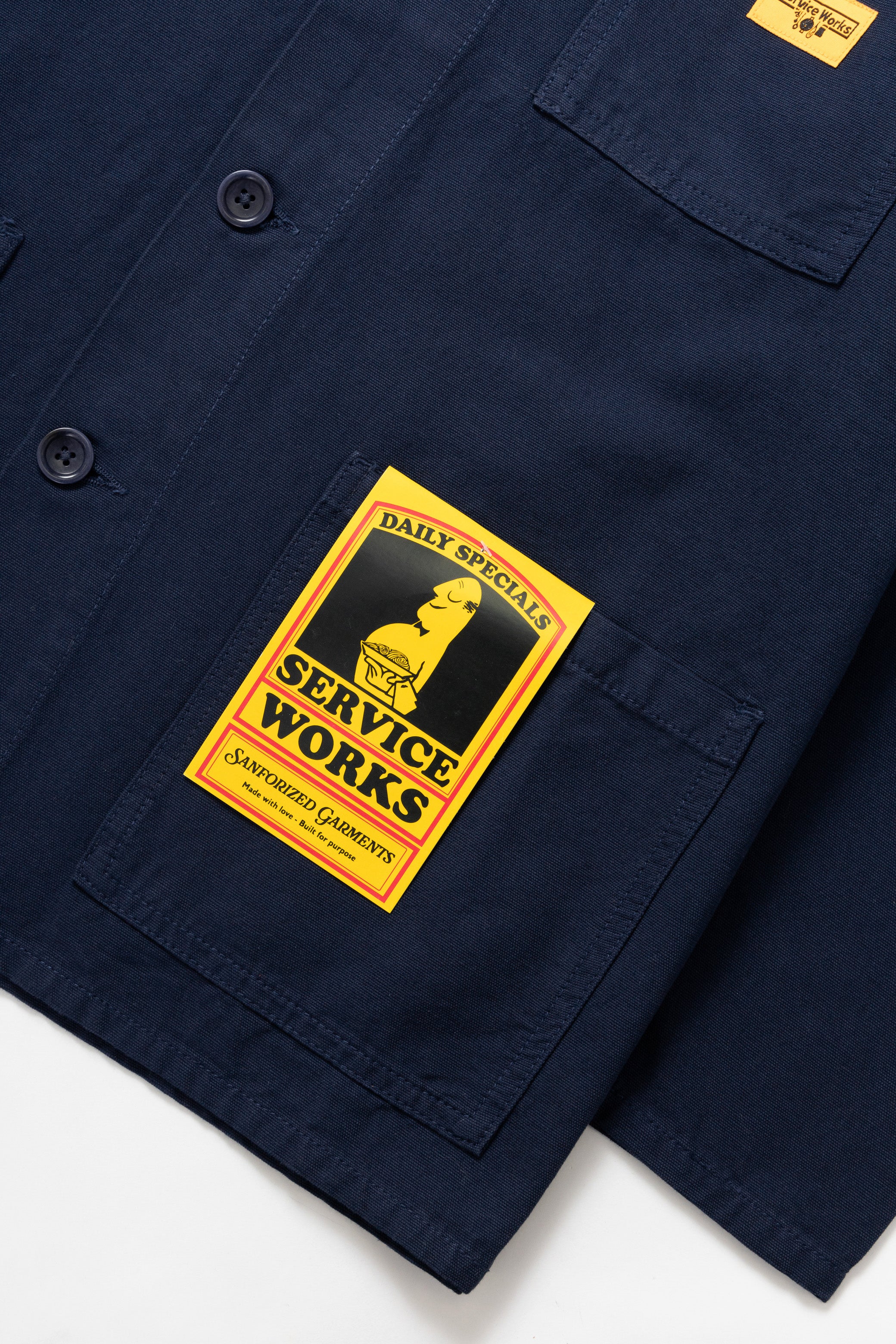 Service Works - Classic Chore Shirt - Dark Navy - Image 3