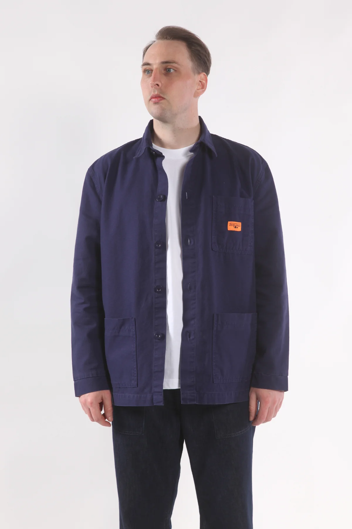 Service Works - Classic Chore Shirt - Dark Navy - Image 8