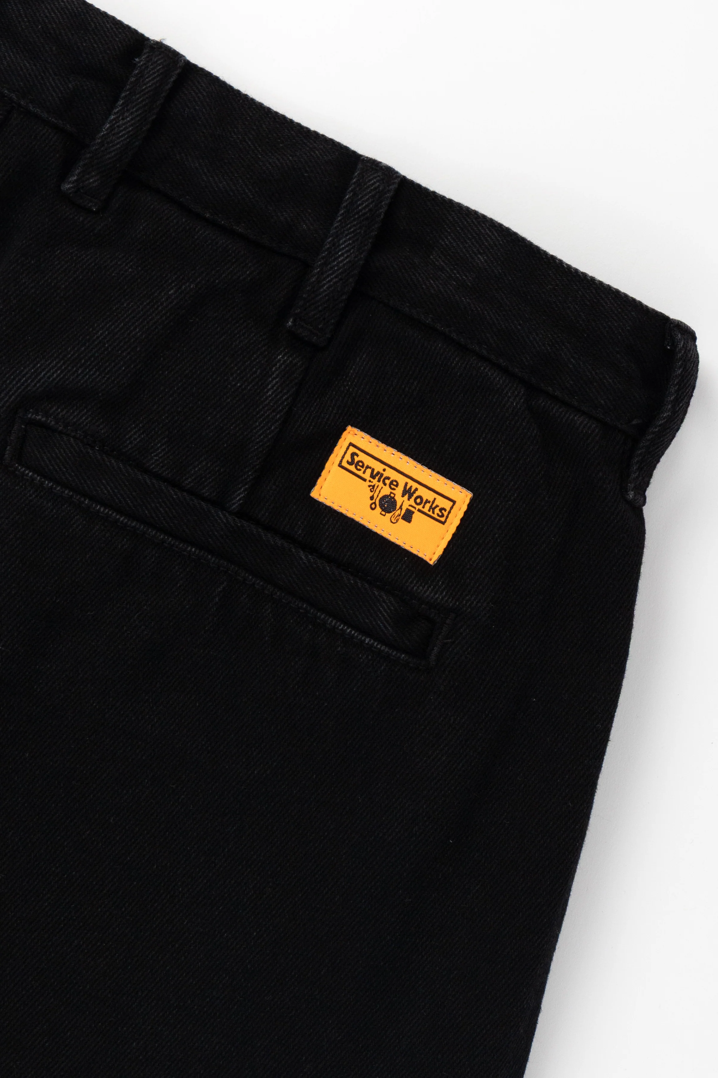 Service Works - Denim Part Timer Shorts - Black - Image 5