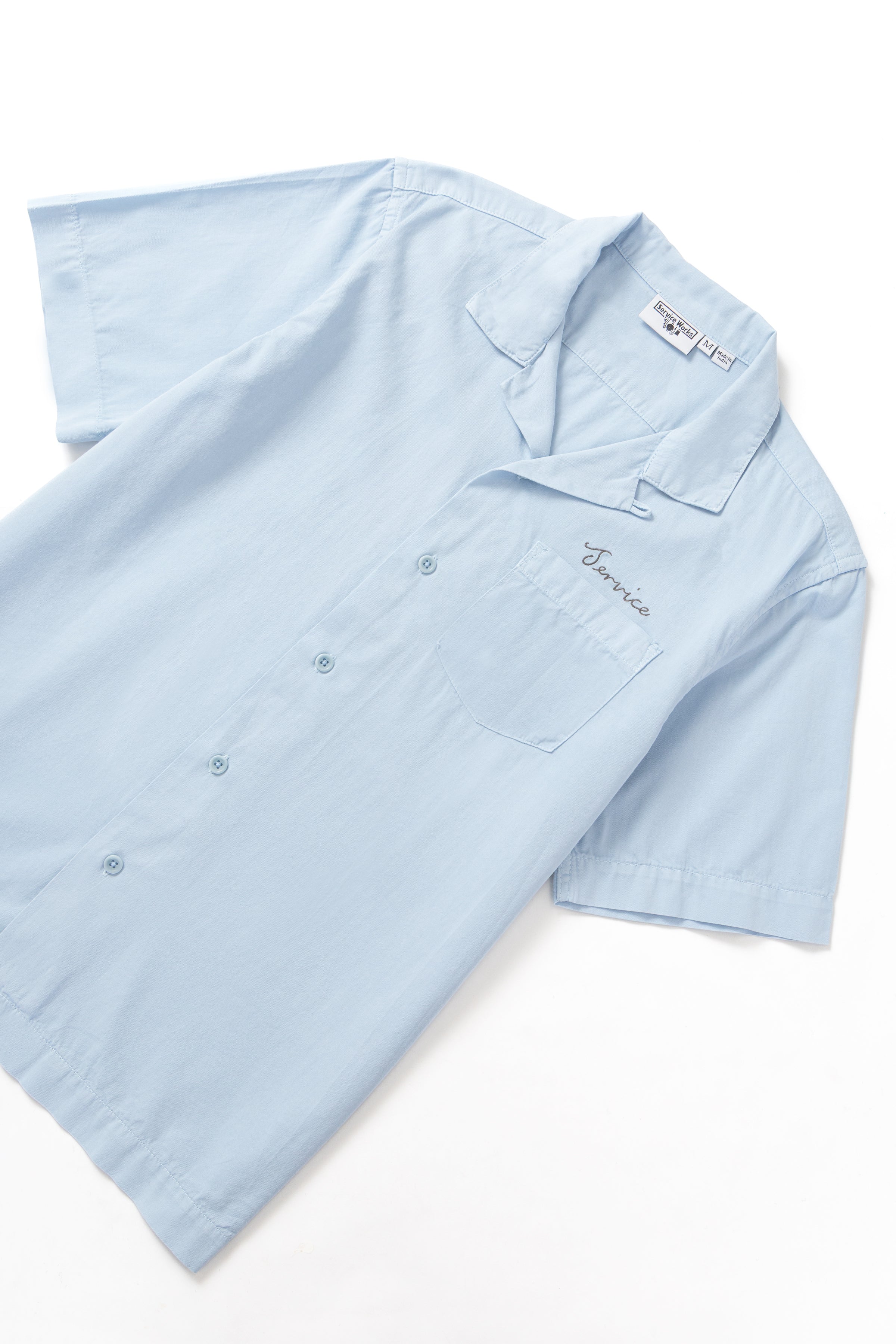 Service Works - Embroidered Resort Shirt - Powder - Image 2