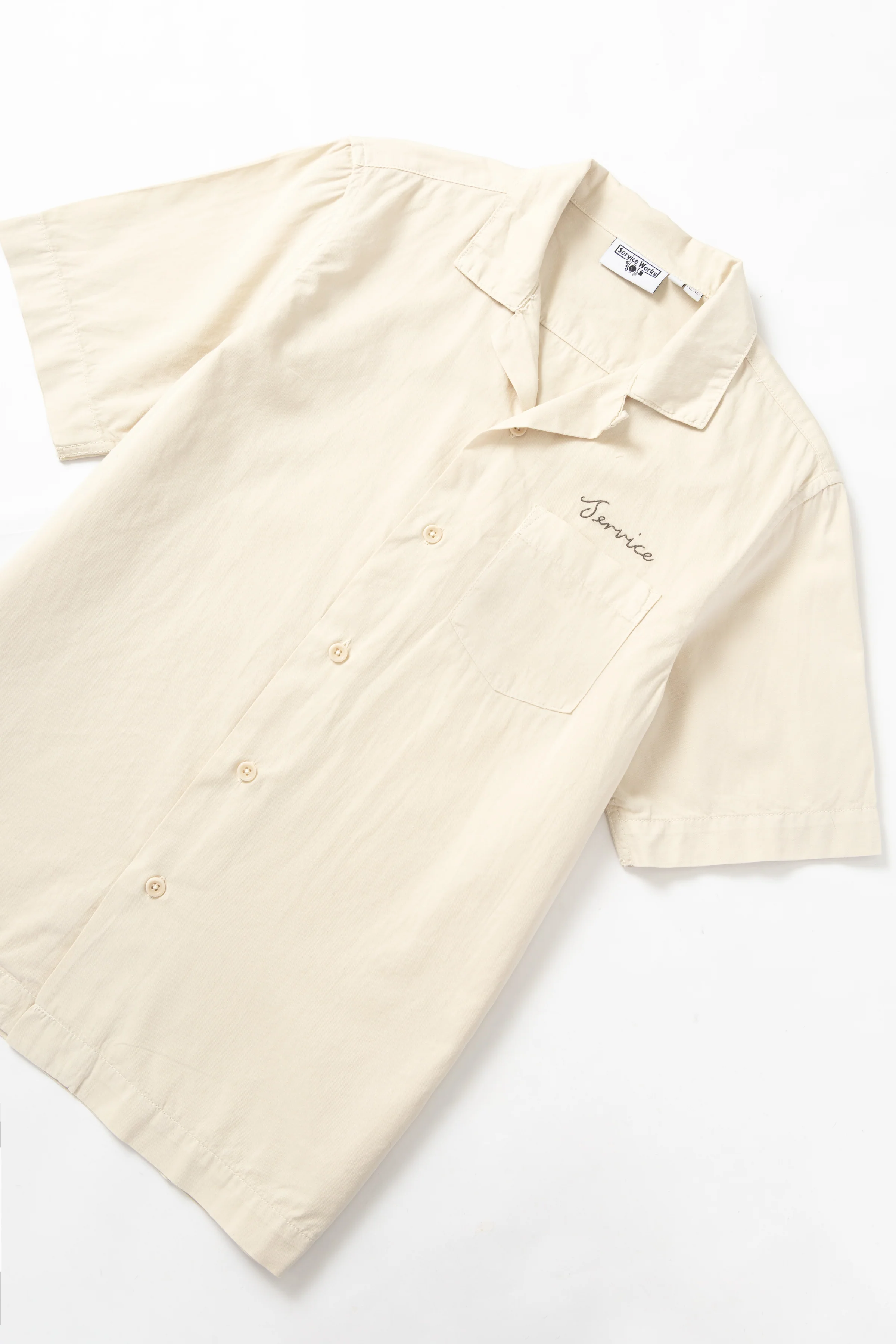 Service Works - Embroidered Resort Shirt - White Oak - Image 2