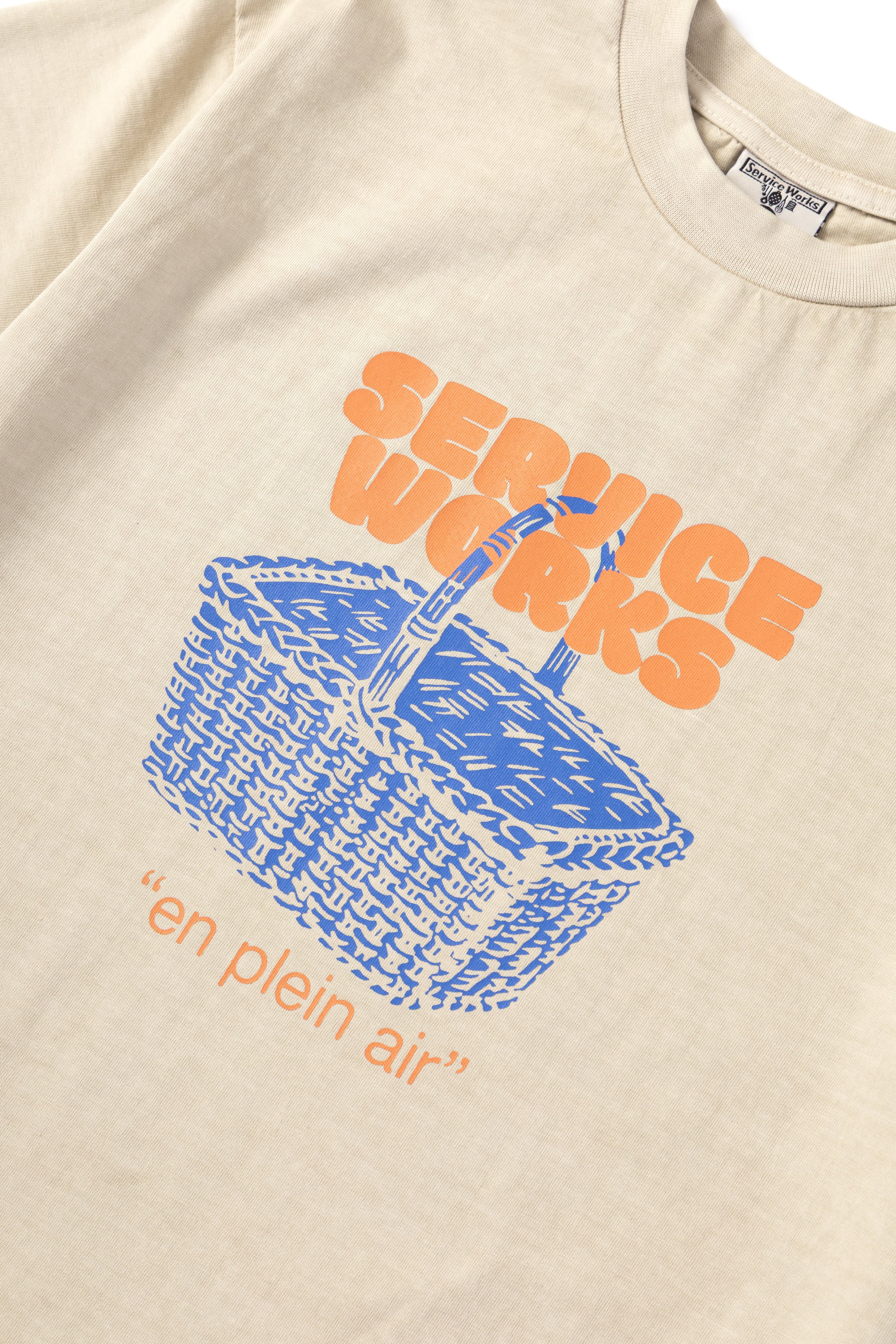 Service Works - En Plein Air Tee - Stone - Image 2