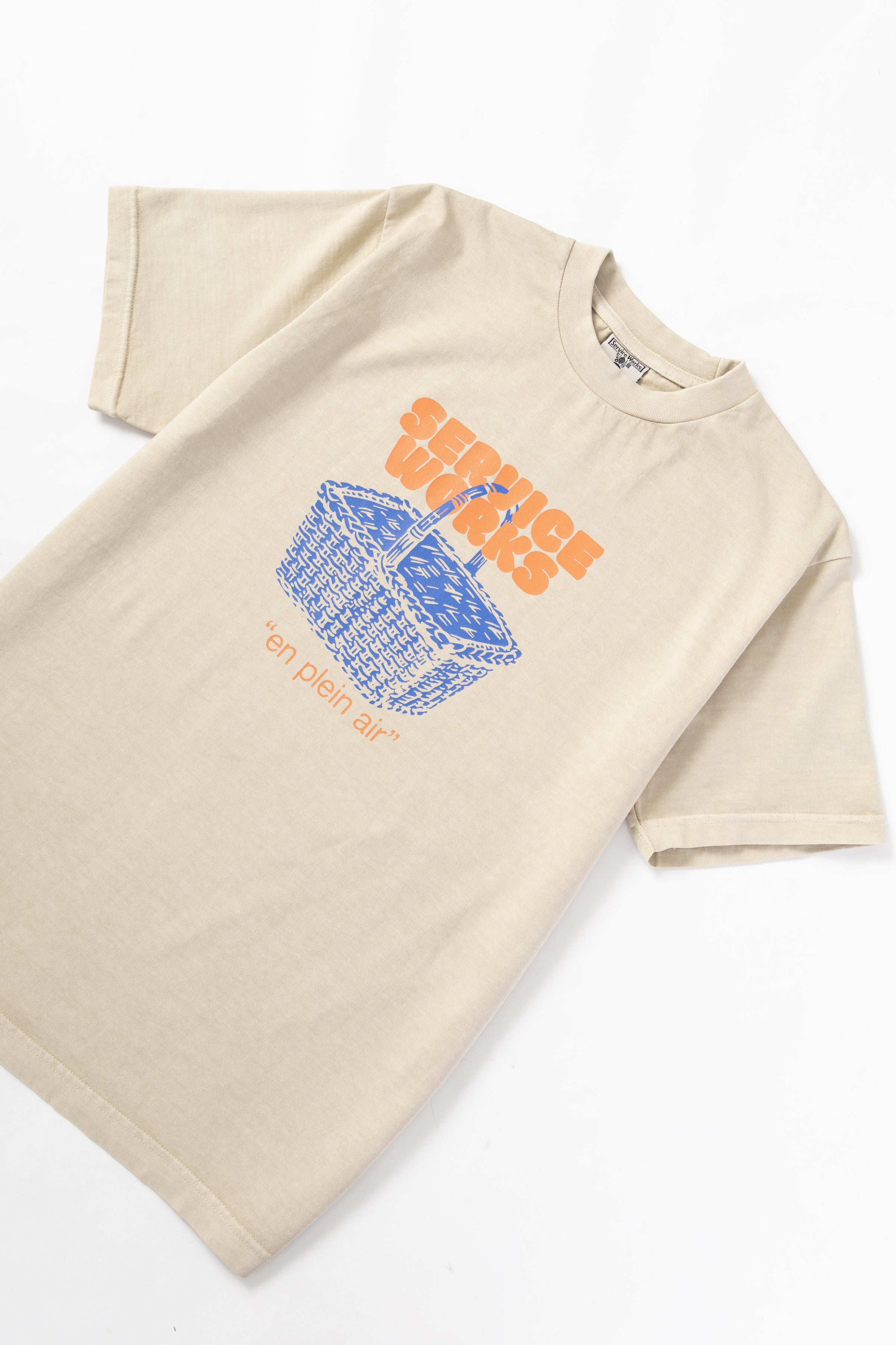 Service Works - En Plein Air Tee - Stone - Image 3