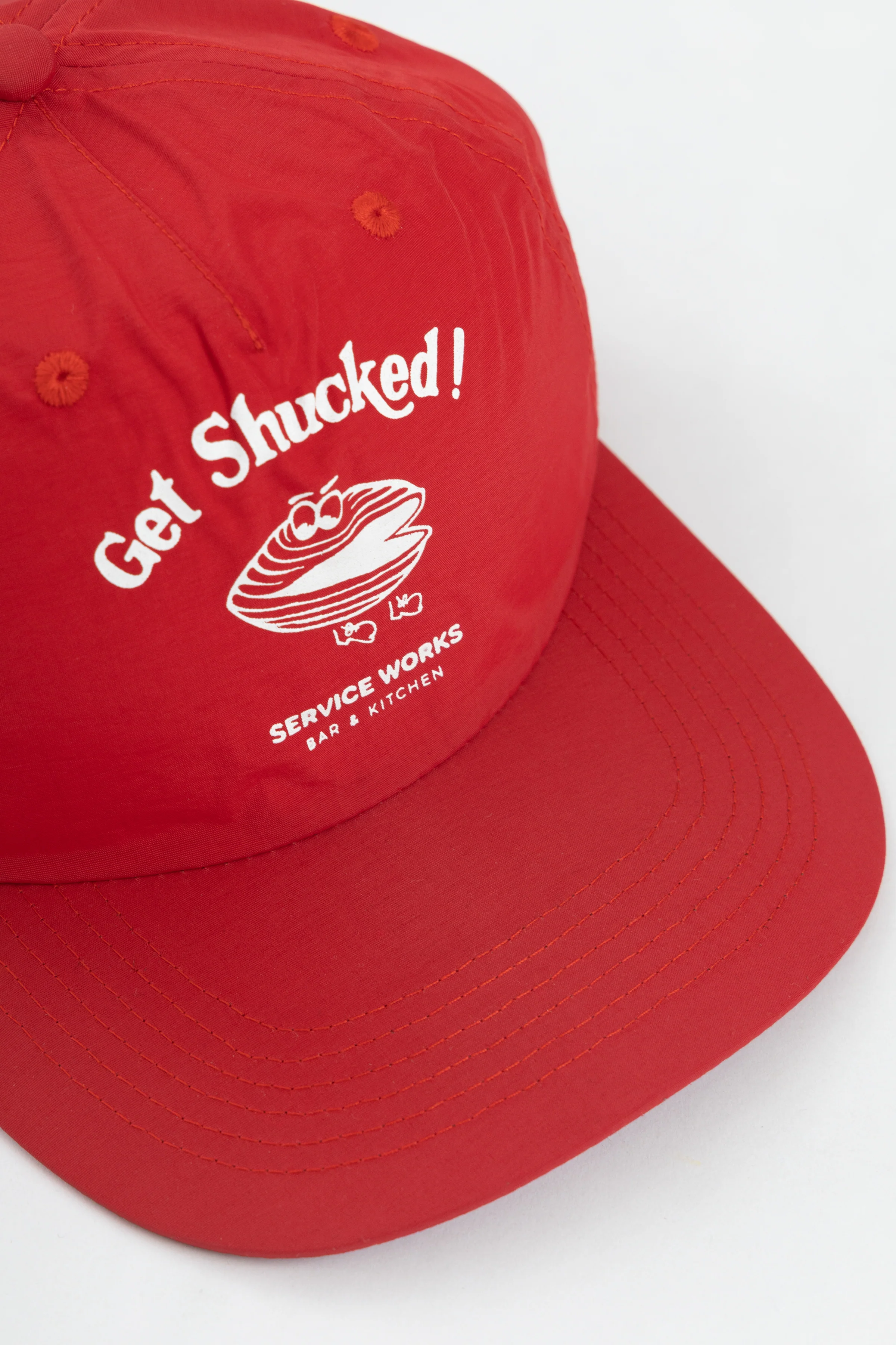 Service Works - Get Shucked Cap - Red - Image 2