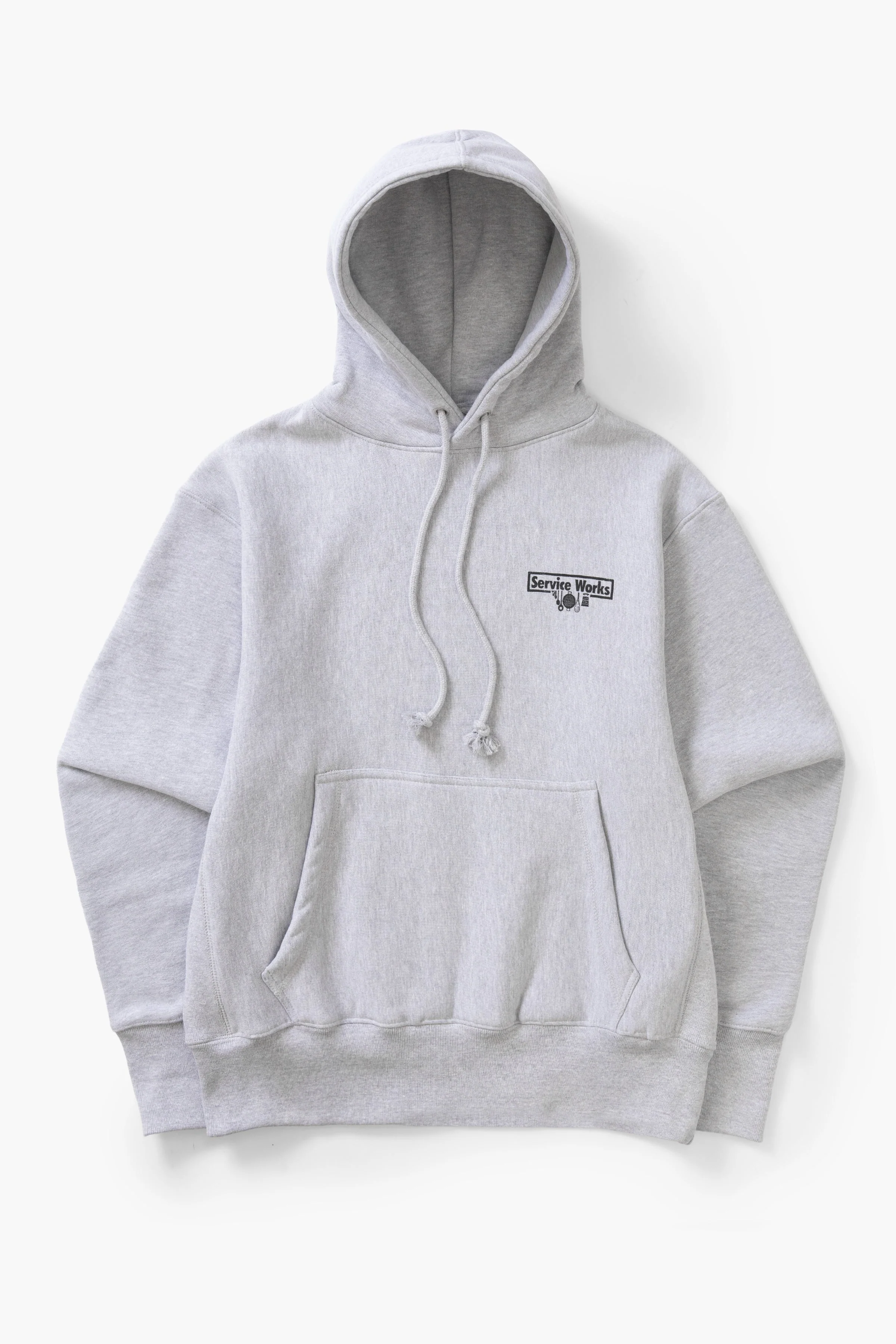 Service Works - Heavyweight Trademark Hoodie - Heather Grey