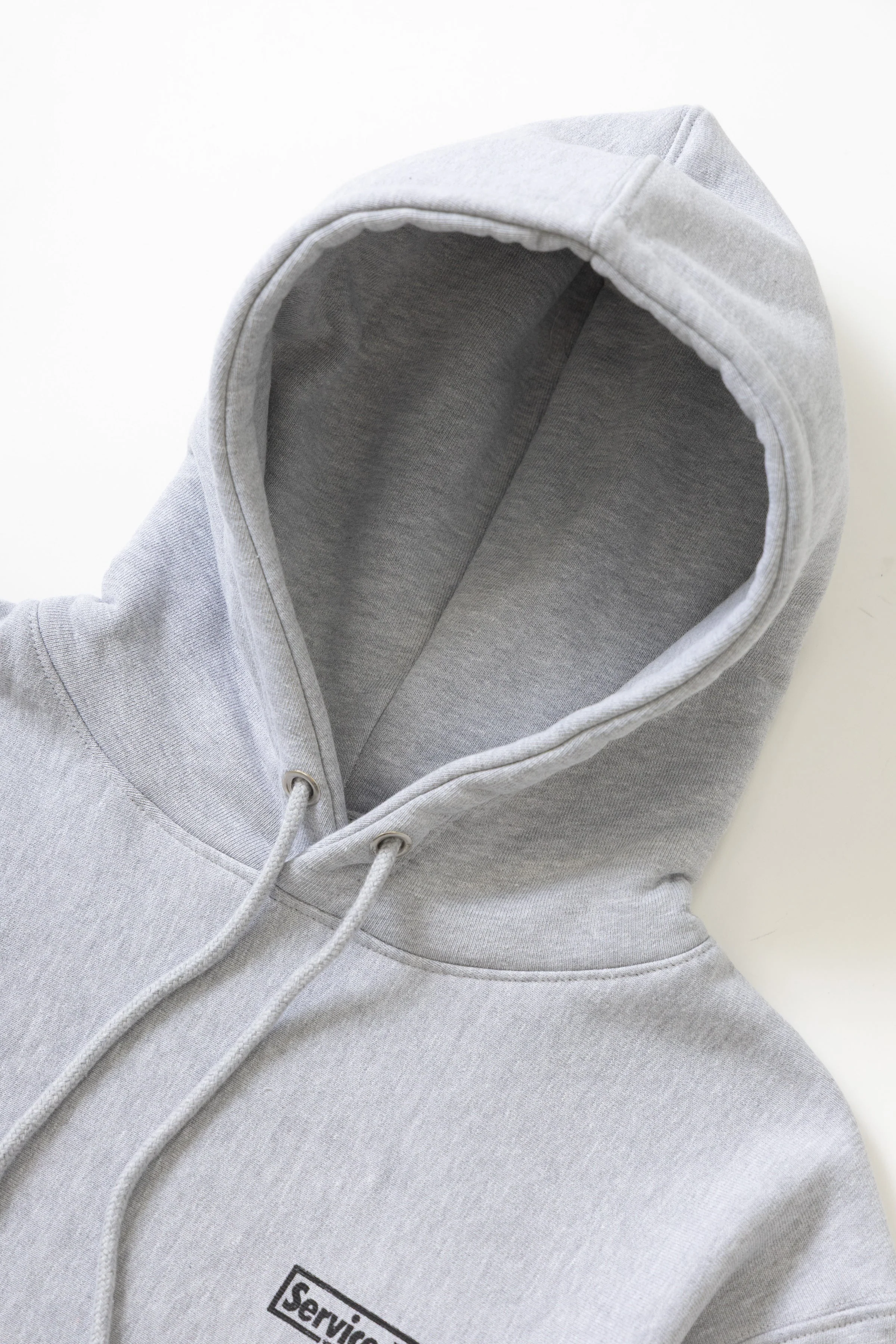 Service Works - Heavyweight Trademark Hoodie - Heather Grey - Image 4