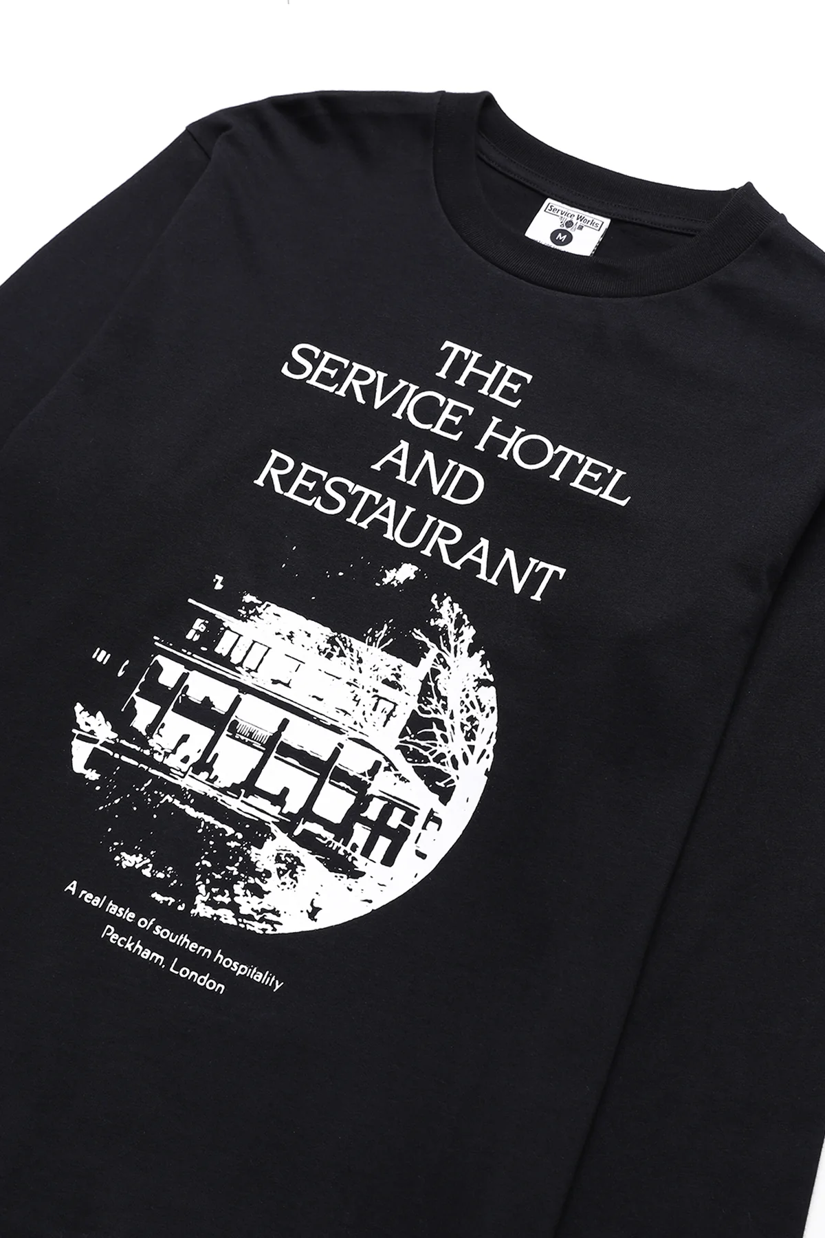 Service Works - Hotel Long Sleeve Tee - Black - Image 2