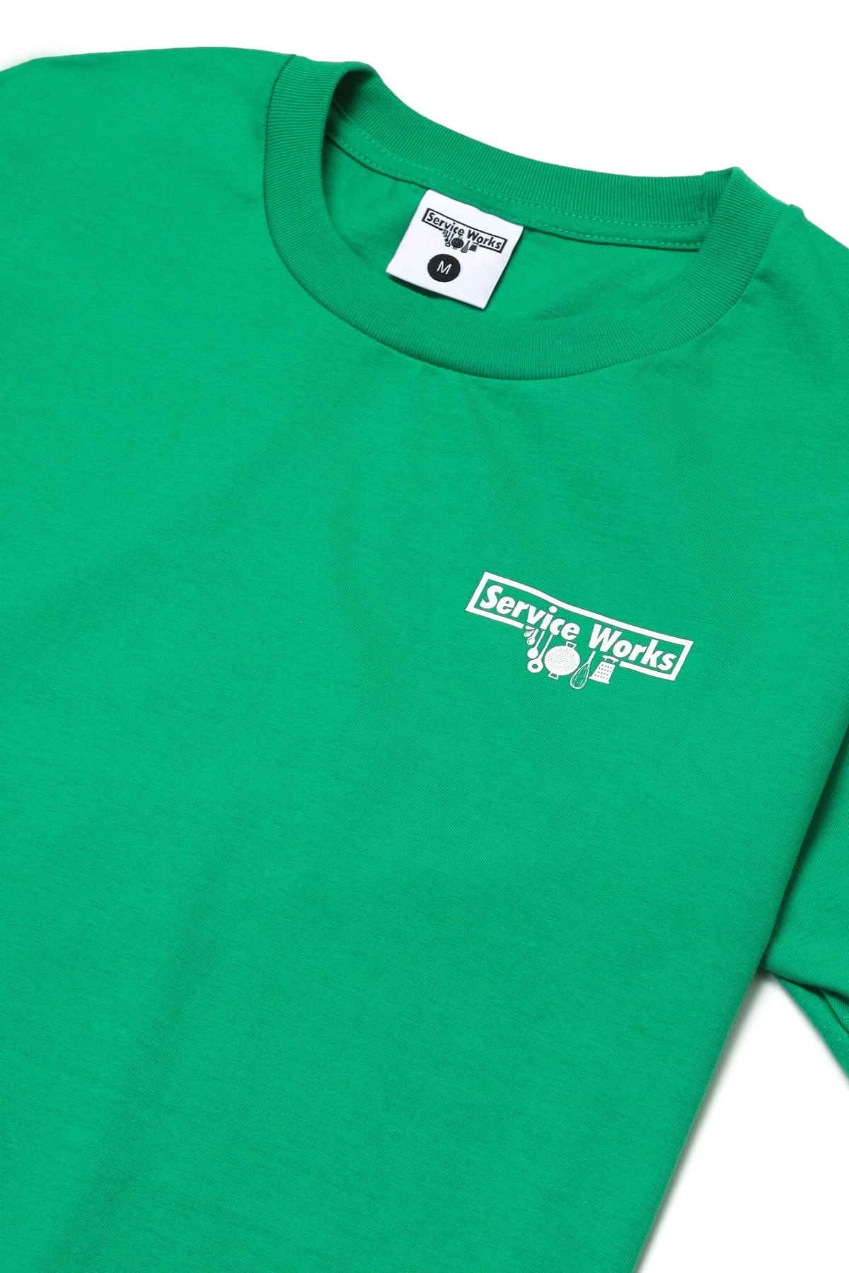 Service Works - Logo Tee - Bright Forest - Image 2