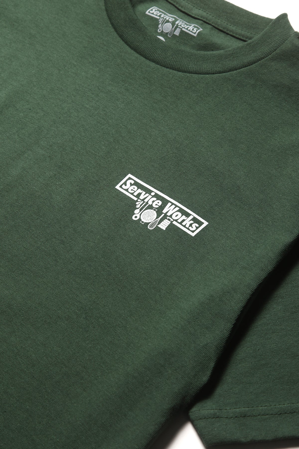 Service Works - Logo Tee - Forest Green - Image 2