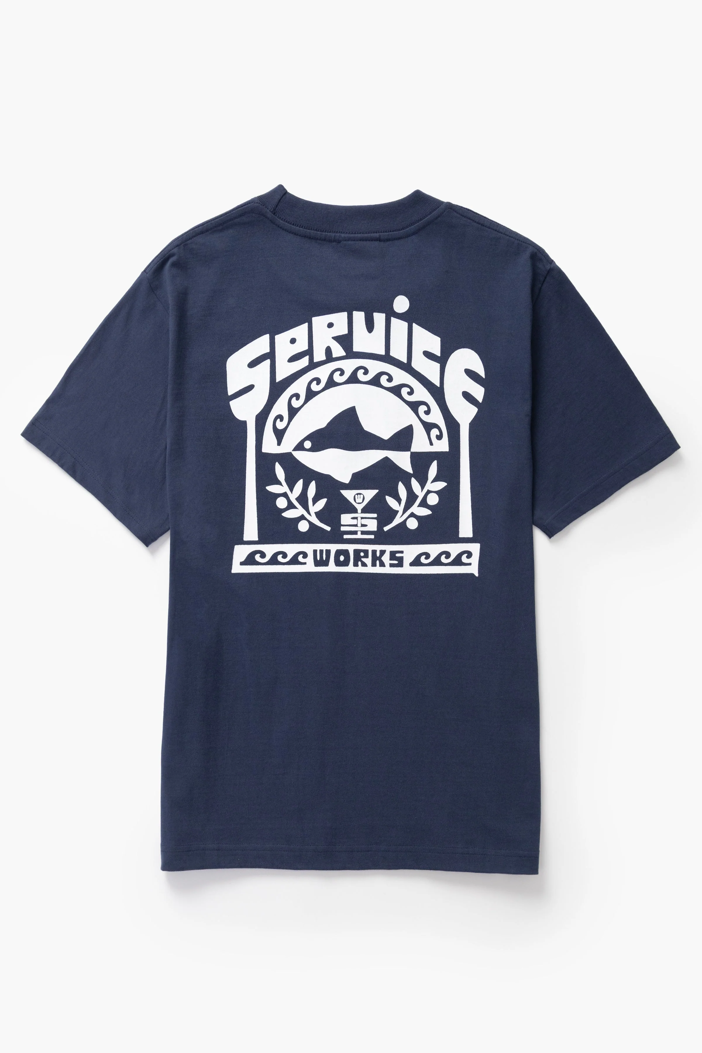 Service Works - Milos Tee - Navy - Image 2