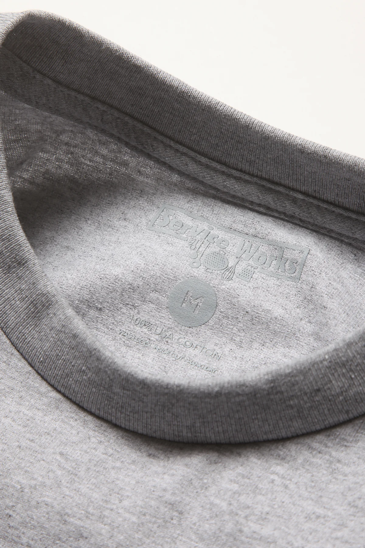 Service Works - Mind, Body and Soul Tee - Ash - Image 3