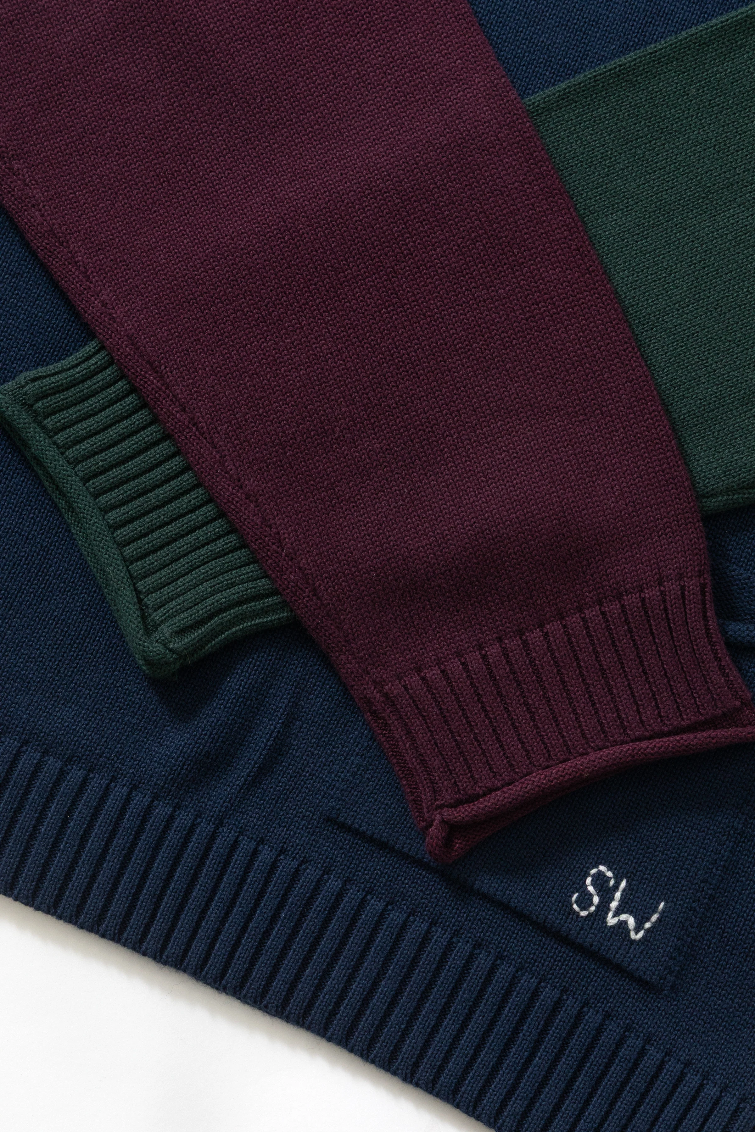Service Works - Mock Smock Sweater - Tricolour - Image 4