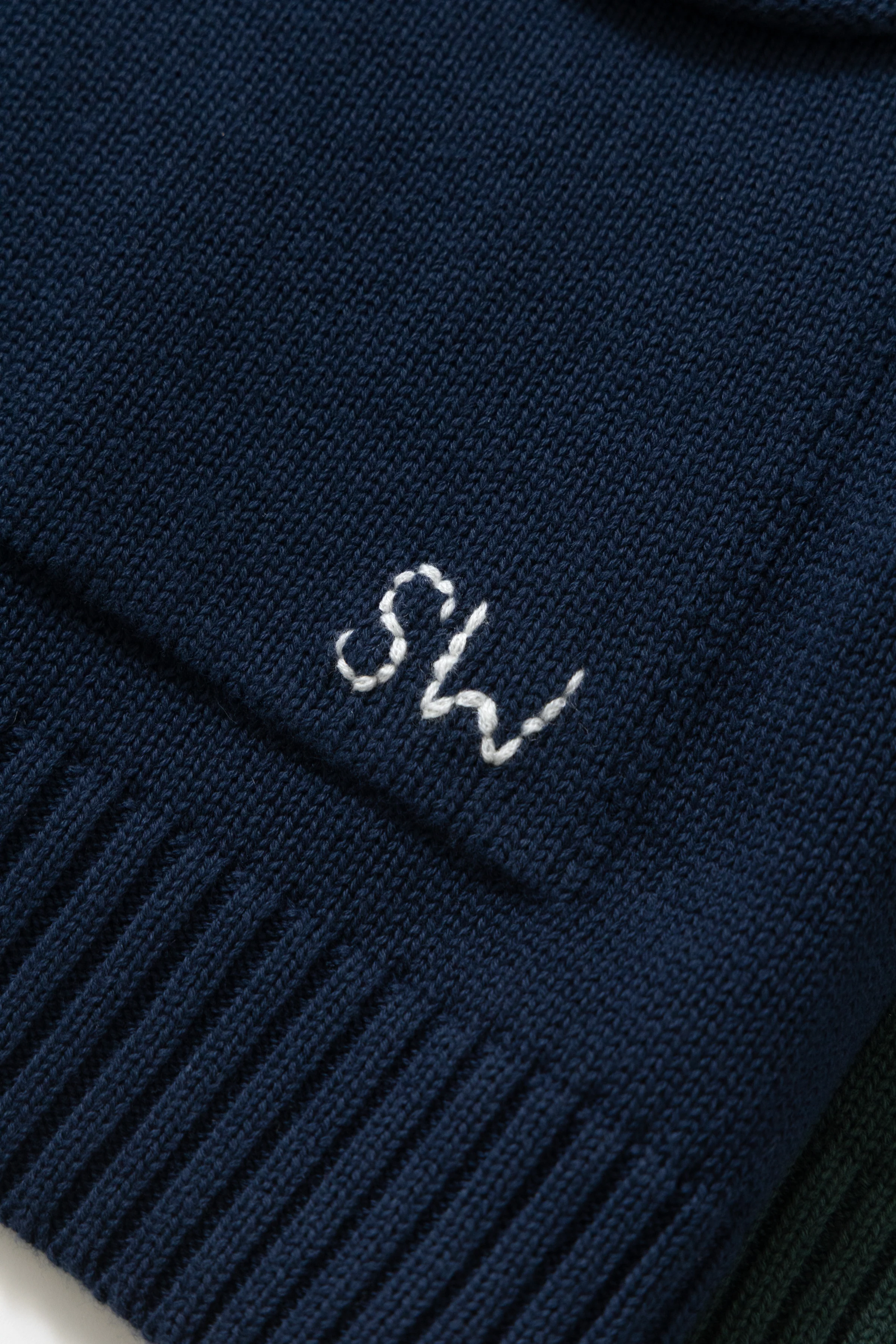Service Works - Mock Smock Sweater - Tricolour - Image 8