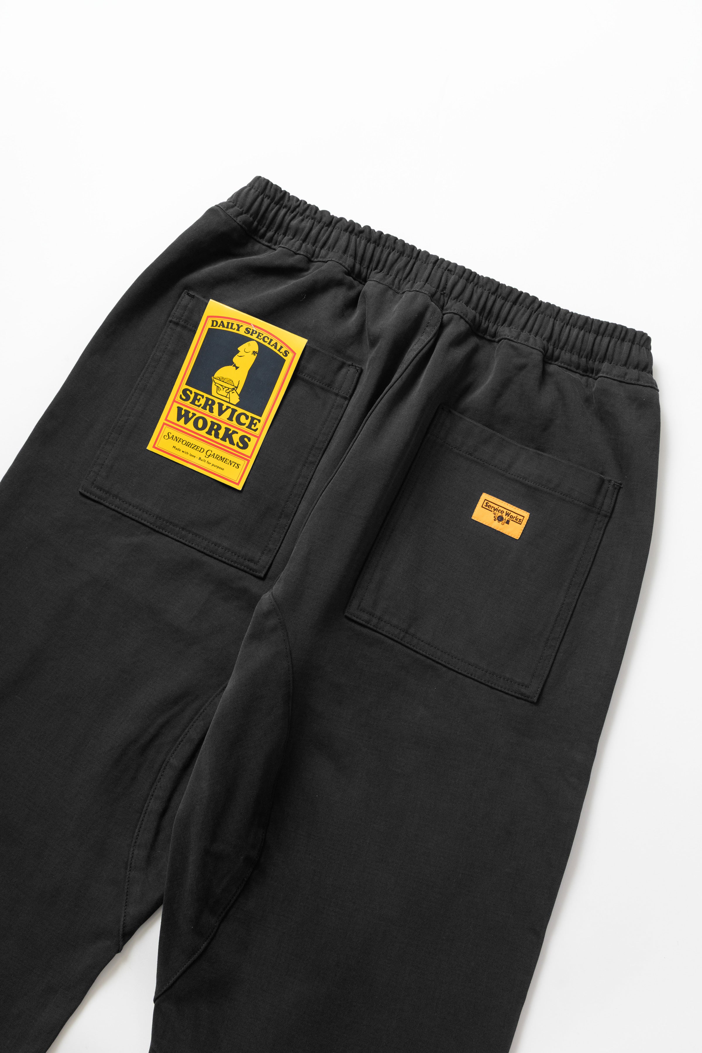 Service Works - Moleskin Chef Pants - Black - Image 4