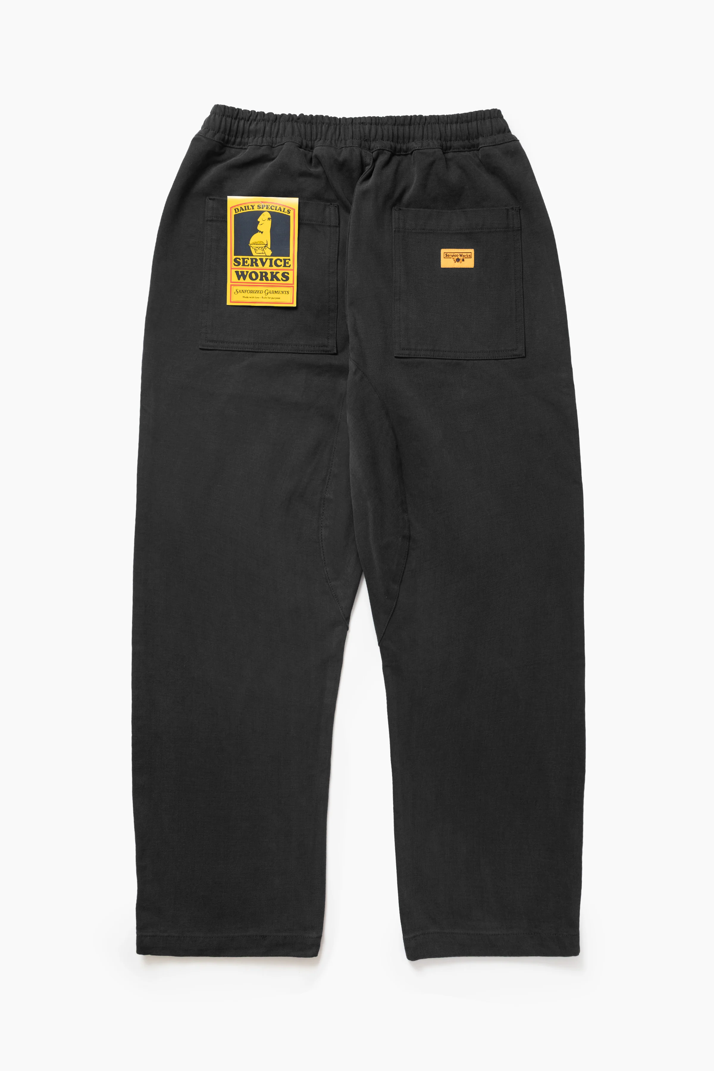 Service Works - Moleskin Chef Pants - Black - Image 6