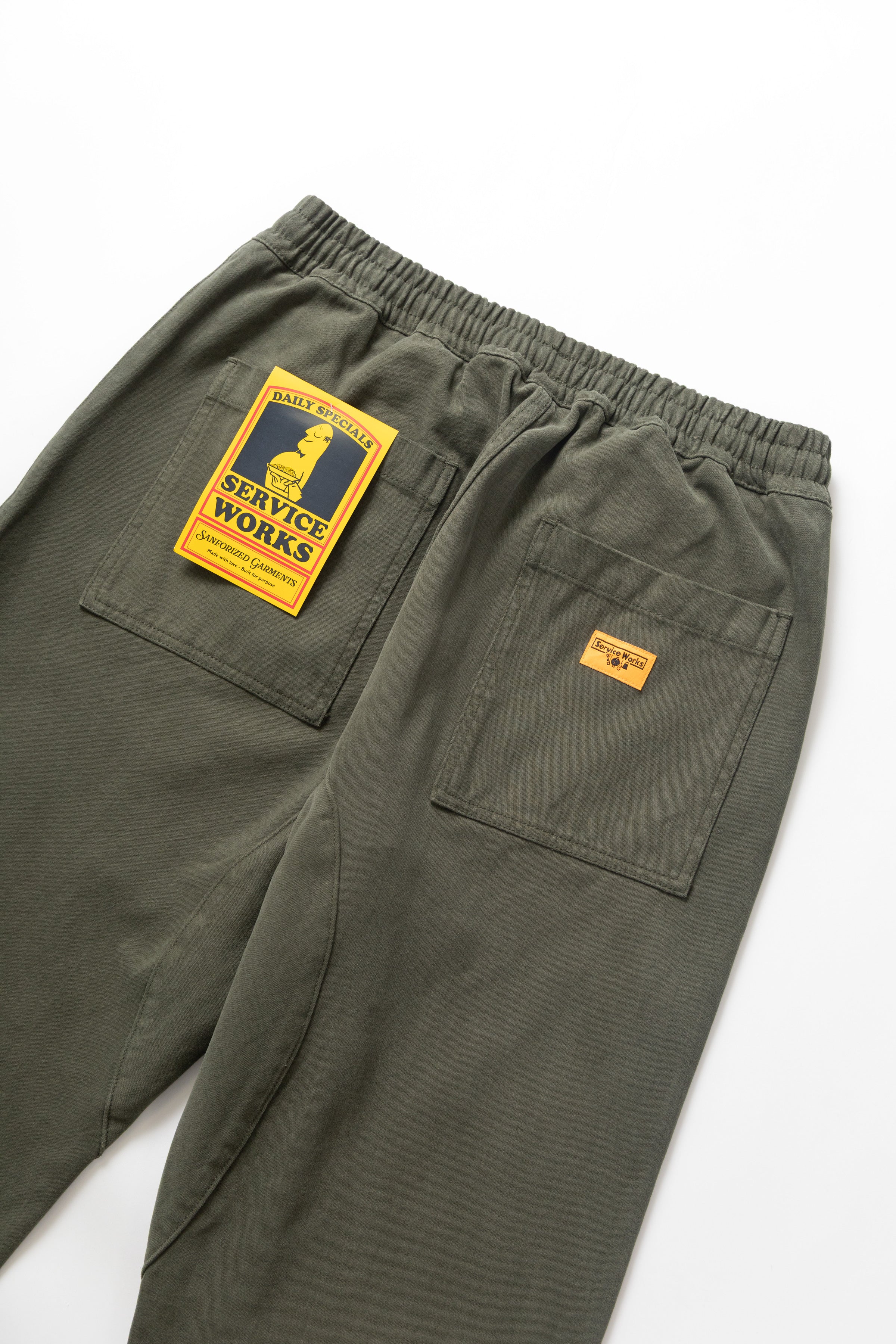 Service Works - Moleskin Chef Pants - Moss - Image 4