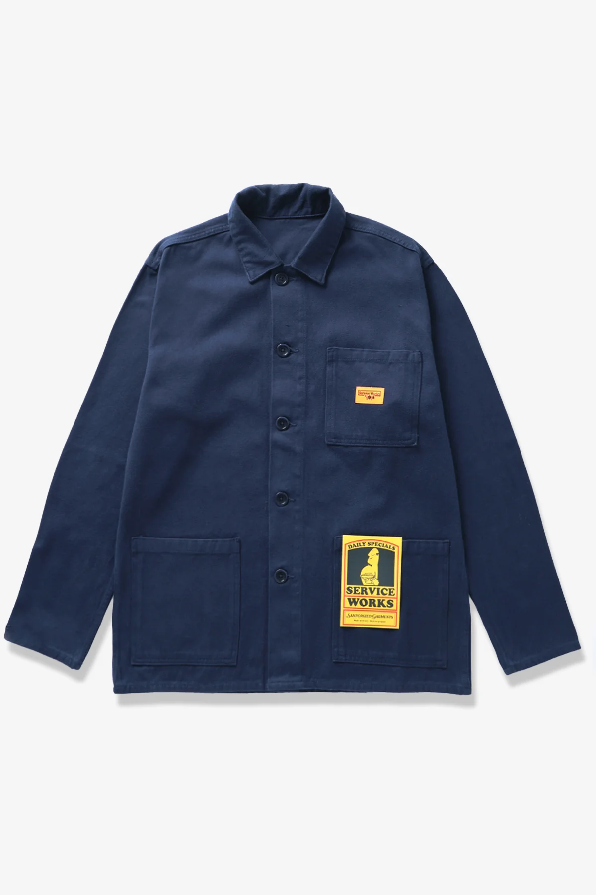 Service Works - Moleskin Chore Shirt - Navy