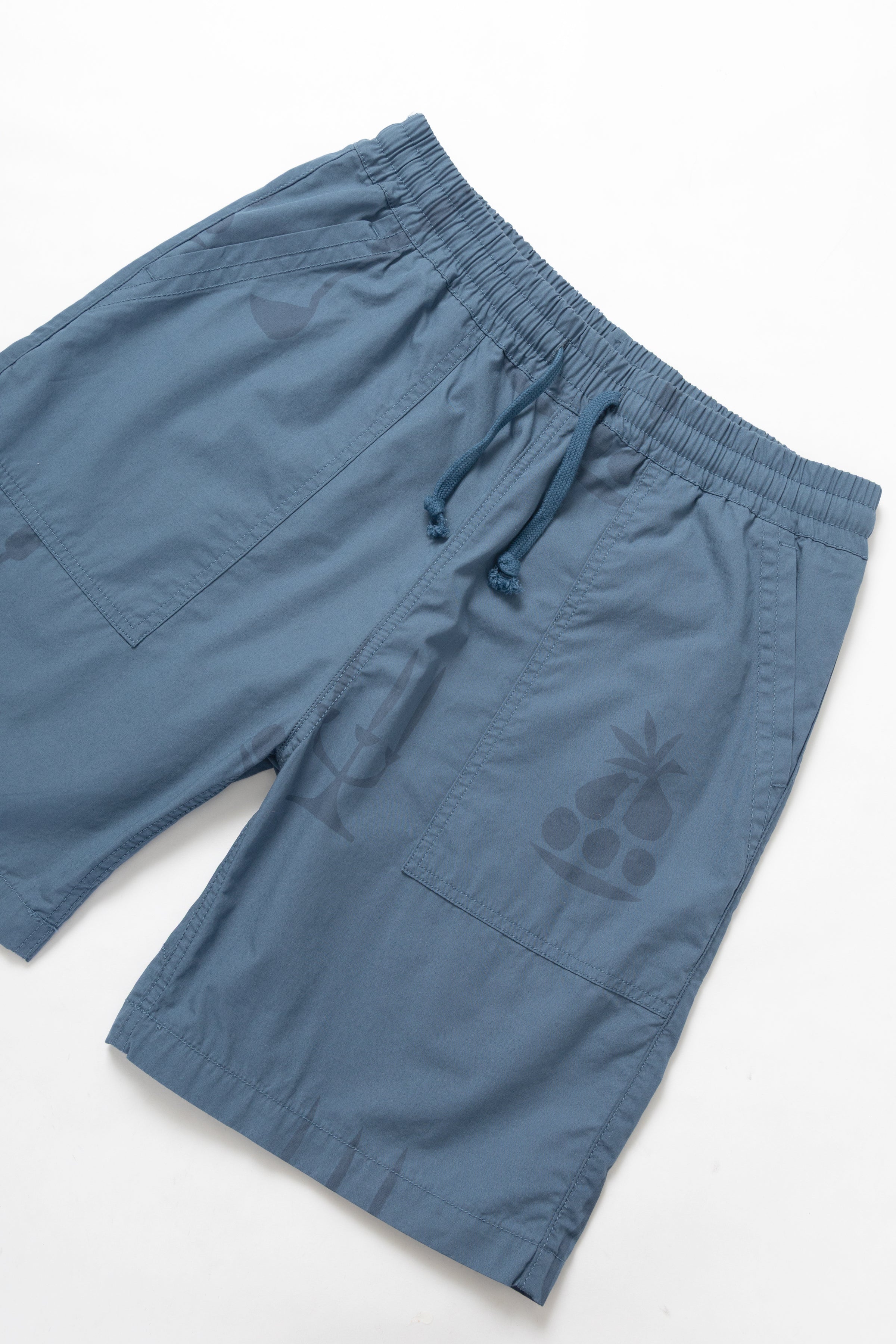 Service Works - Nourish Printed Chef Shorts - Slate - Image 2