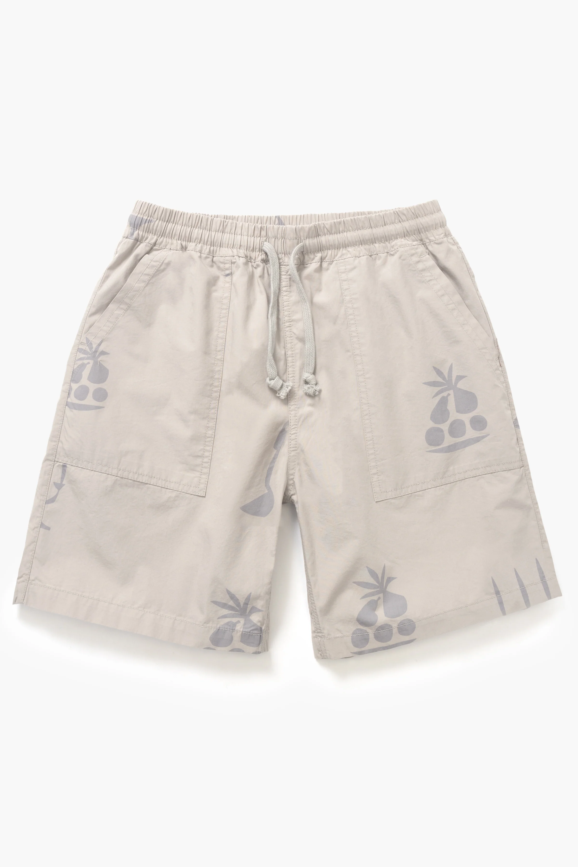 Service Works - Nourish Printed Chef Shorts - Stone